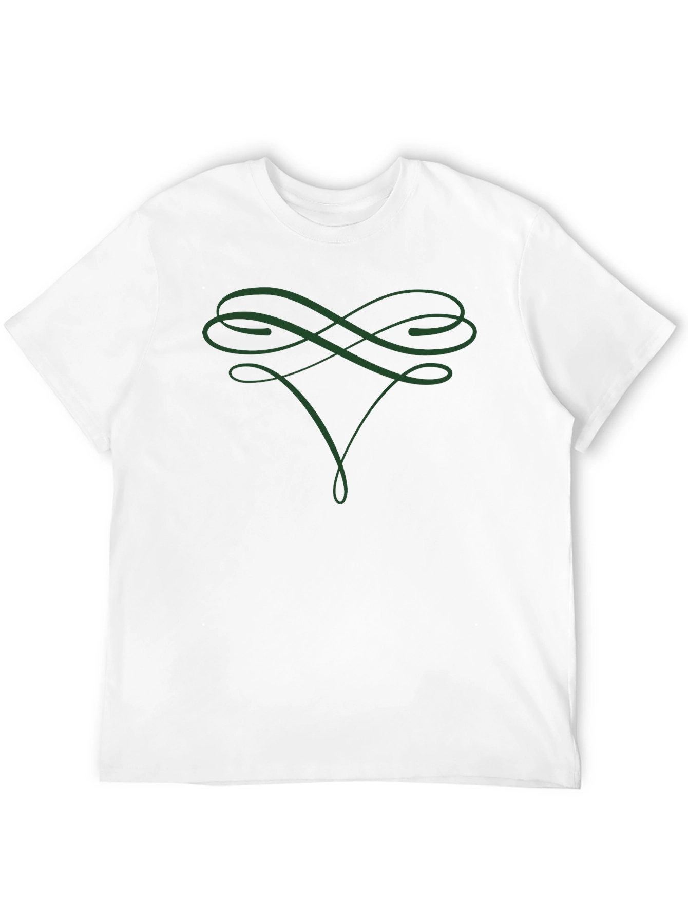 Elegant Swirl Graphic T-Shirt - Stylish Comfort