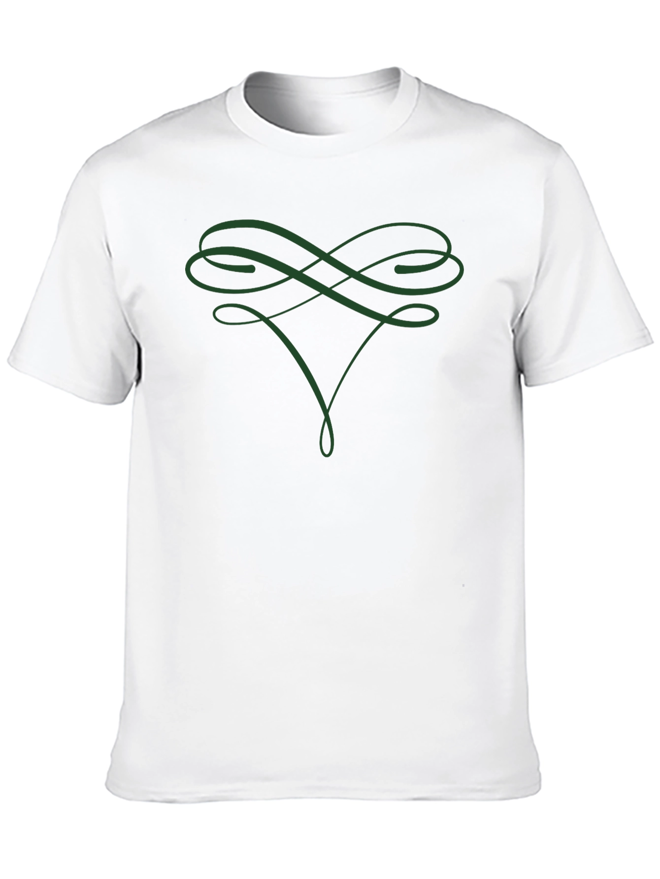 Elegant Swirl Graphic T-Shirt - Stylish Comfort