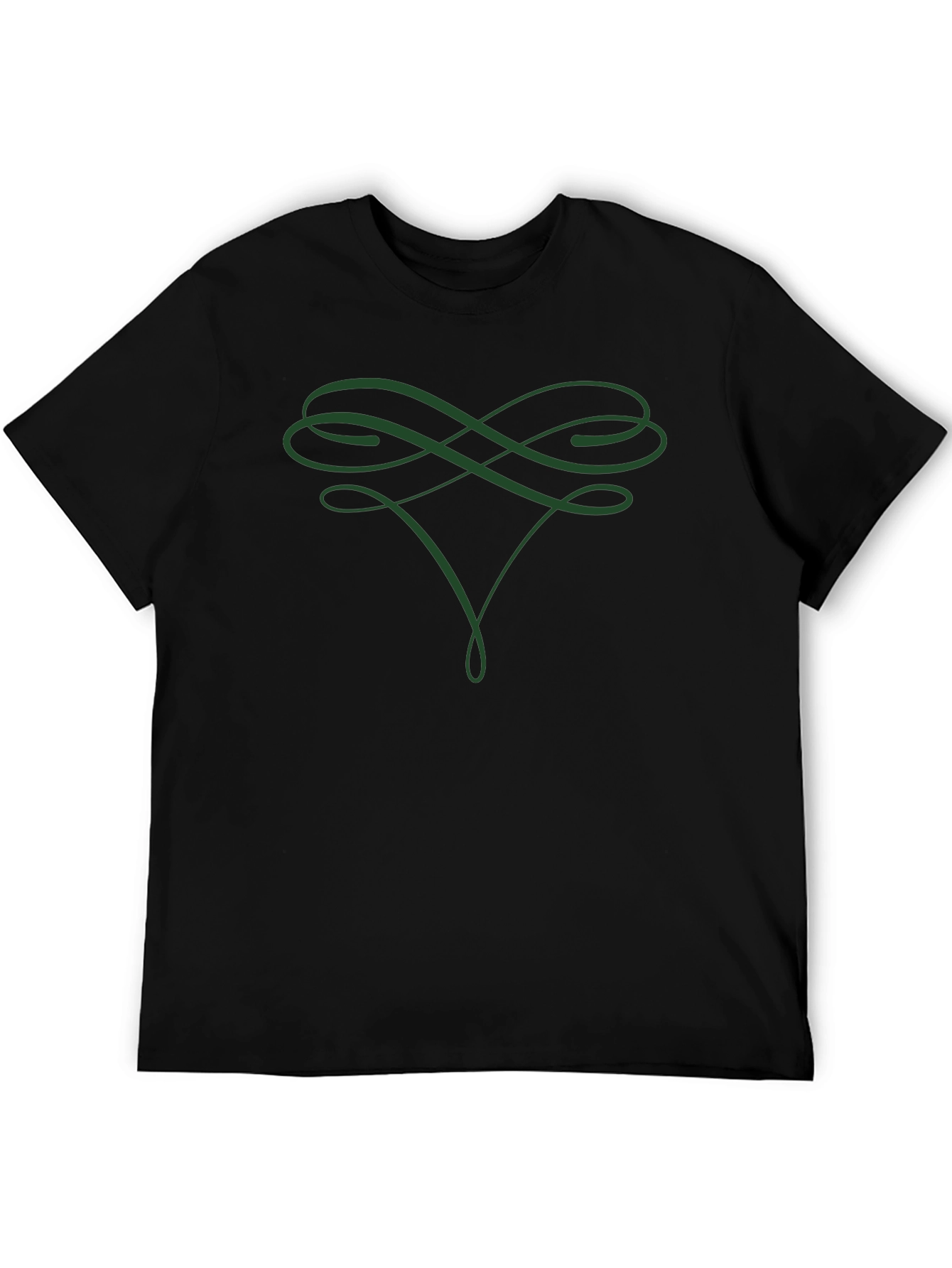 Elegant Swirl Graphic T-Shirt - Stylish Comfort