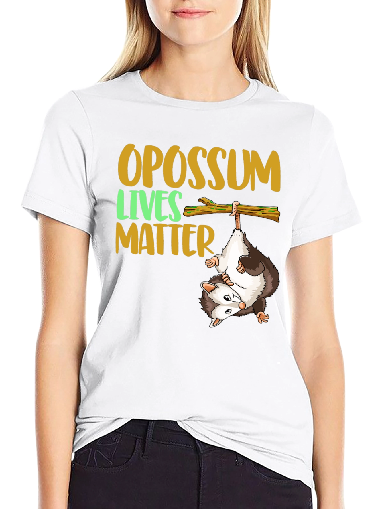 Opossum Lives Matter Graphic T-Shirt