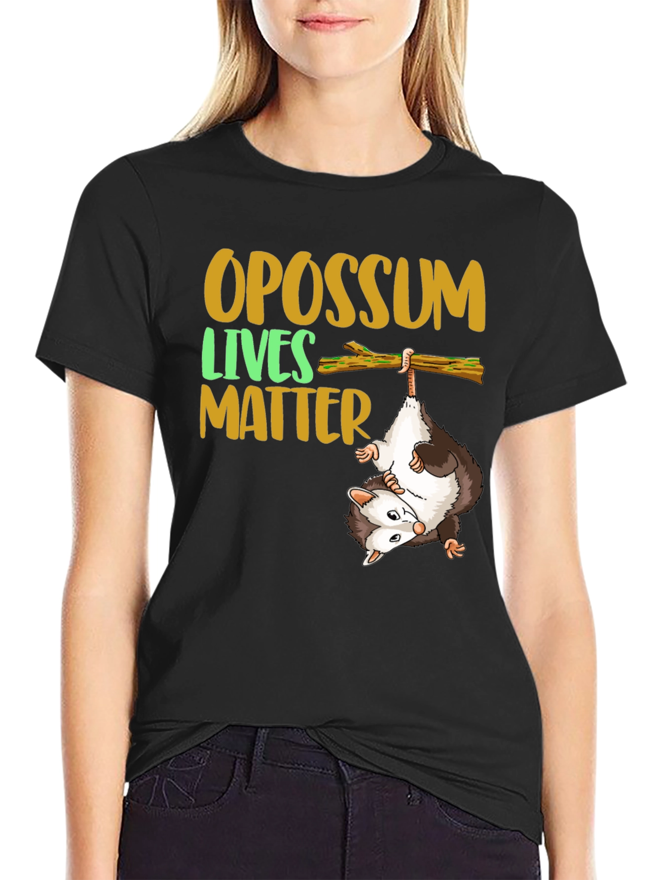 Opossum Lives Matter Graphic T-Shirt