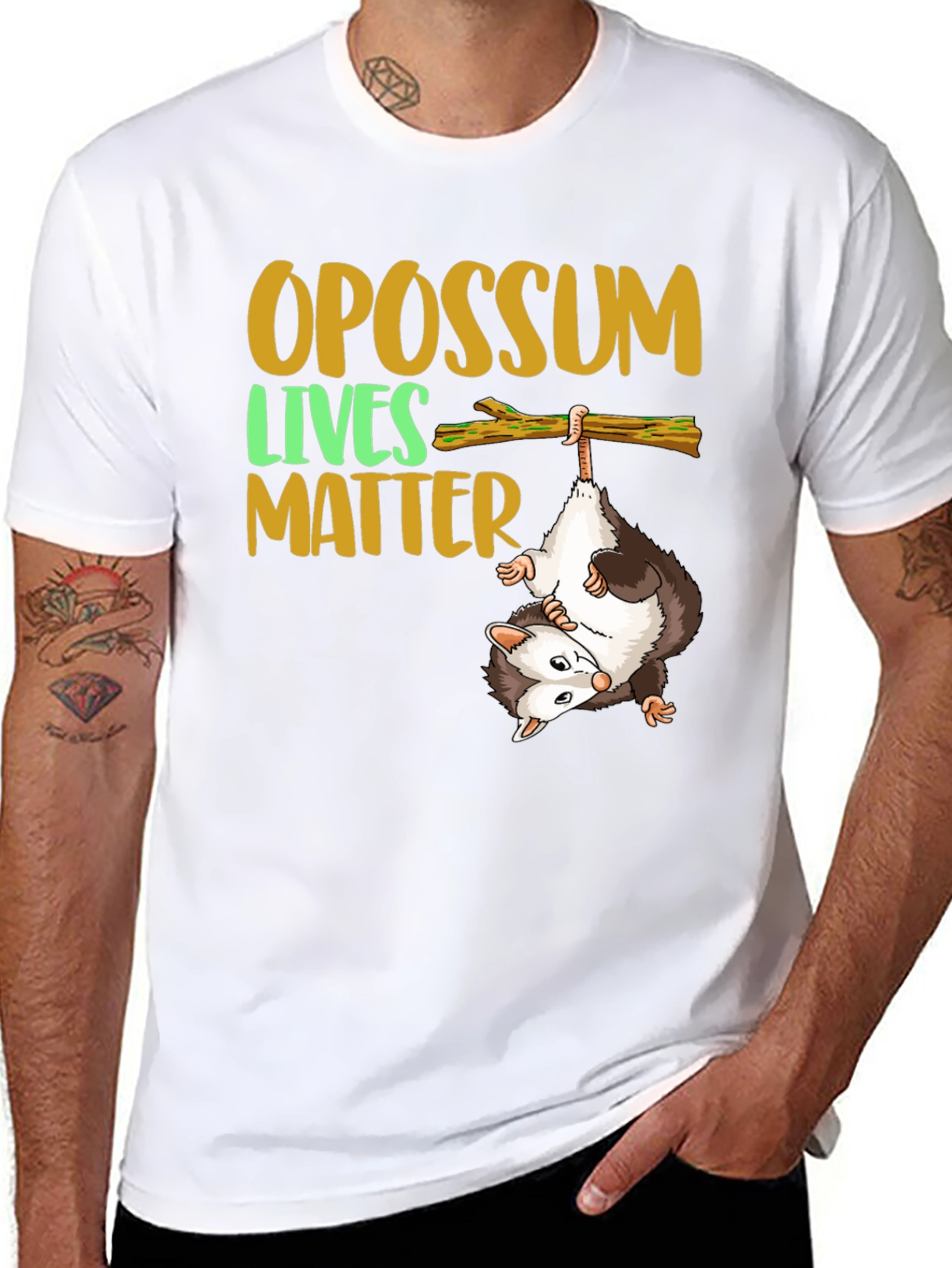 Opossum Lives Matter Graphic T-Shirt