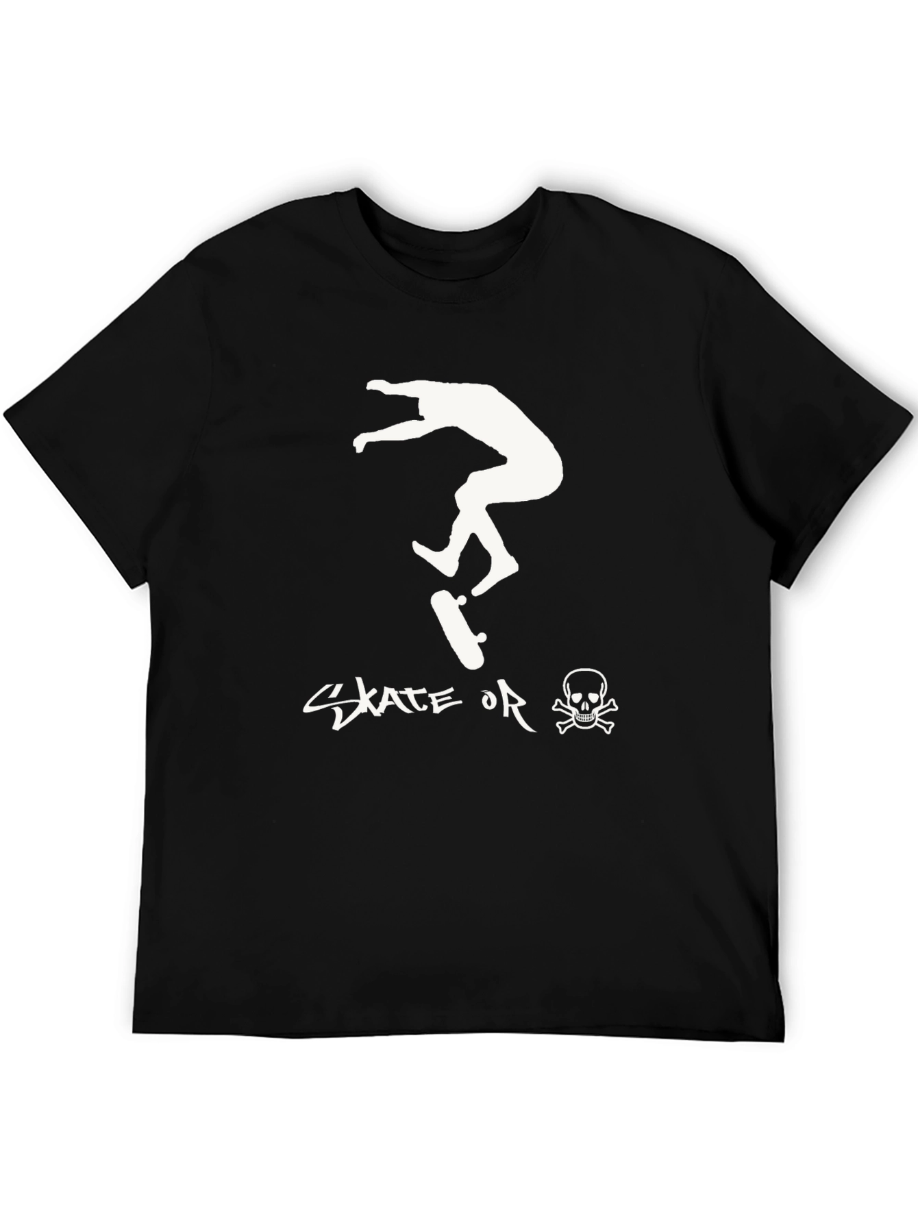 Skate or Die Black T-Shirt