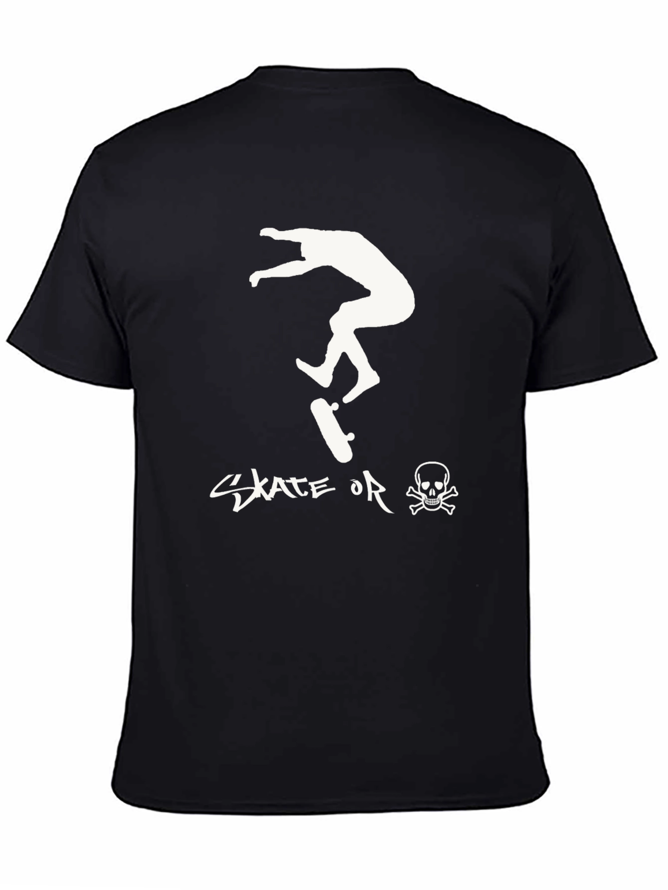 Skate or Die Black T-Shirt