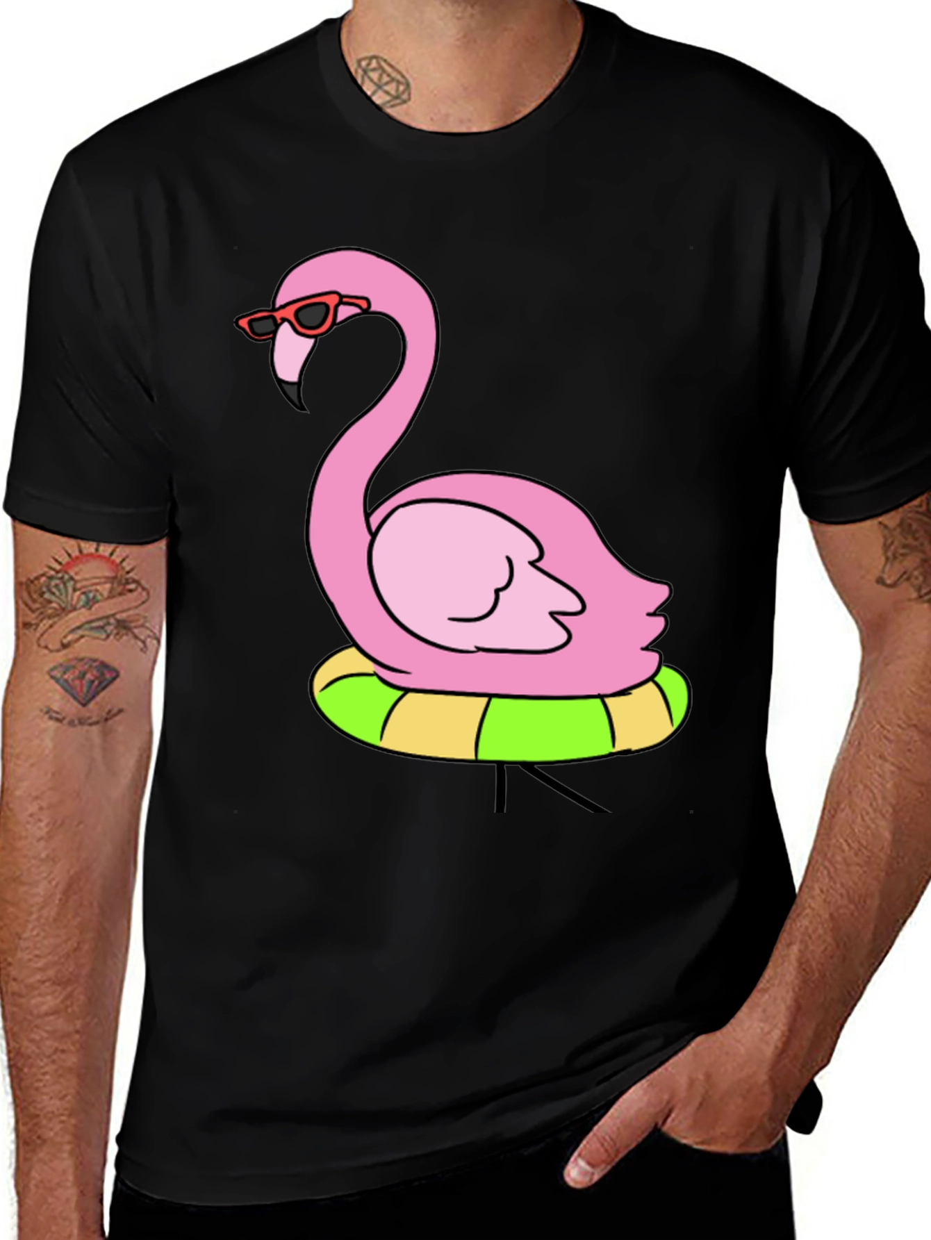 Cool Flamingo Graphic Tee