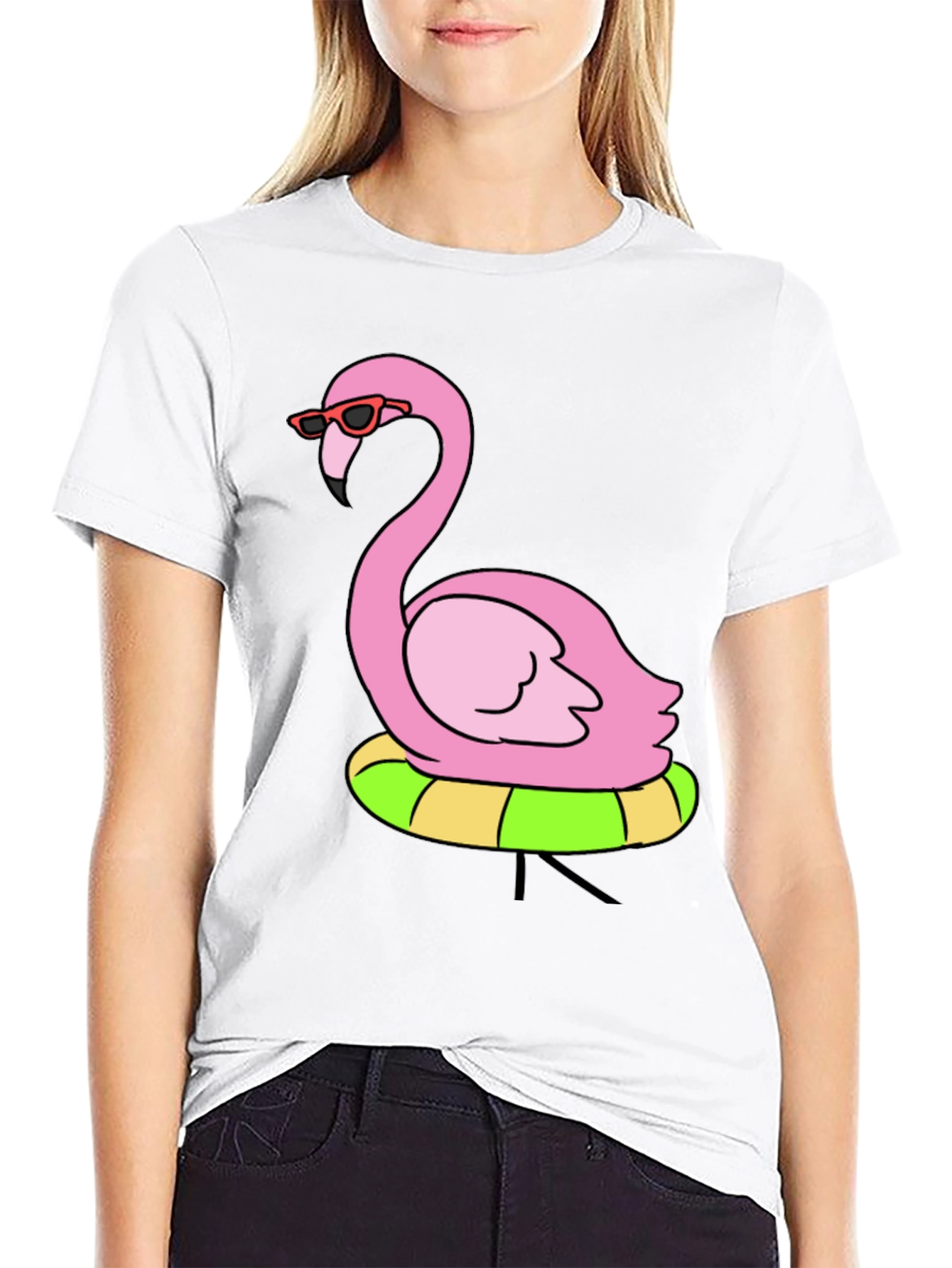 Cool Flamingo Graphic Tee