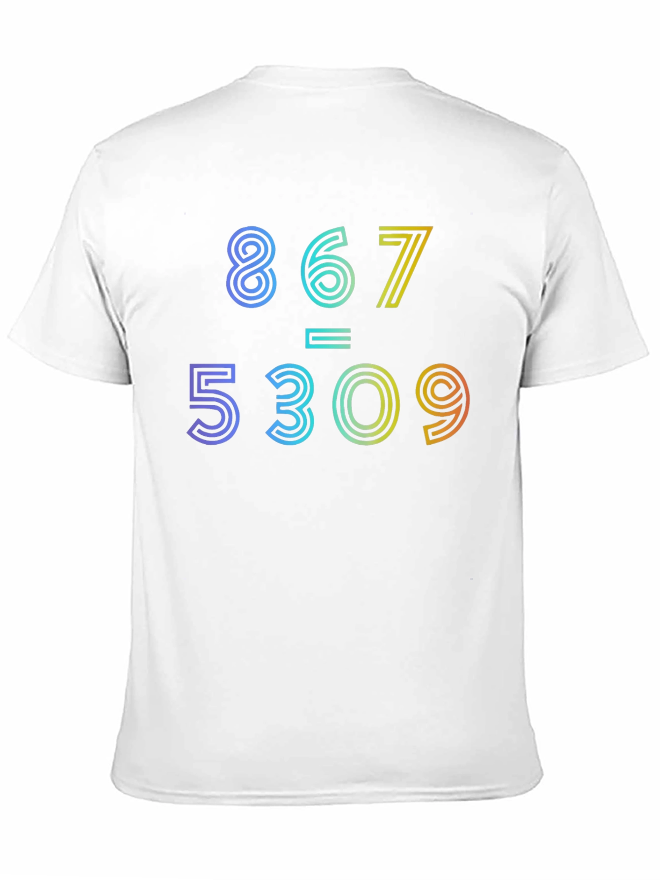 867-5309 Jenny Inspired Graphic T-Shirt