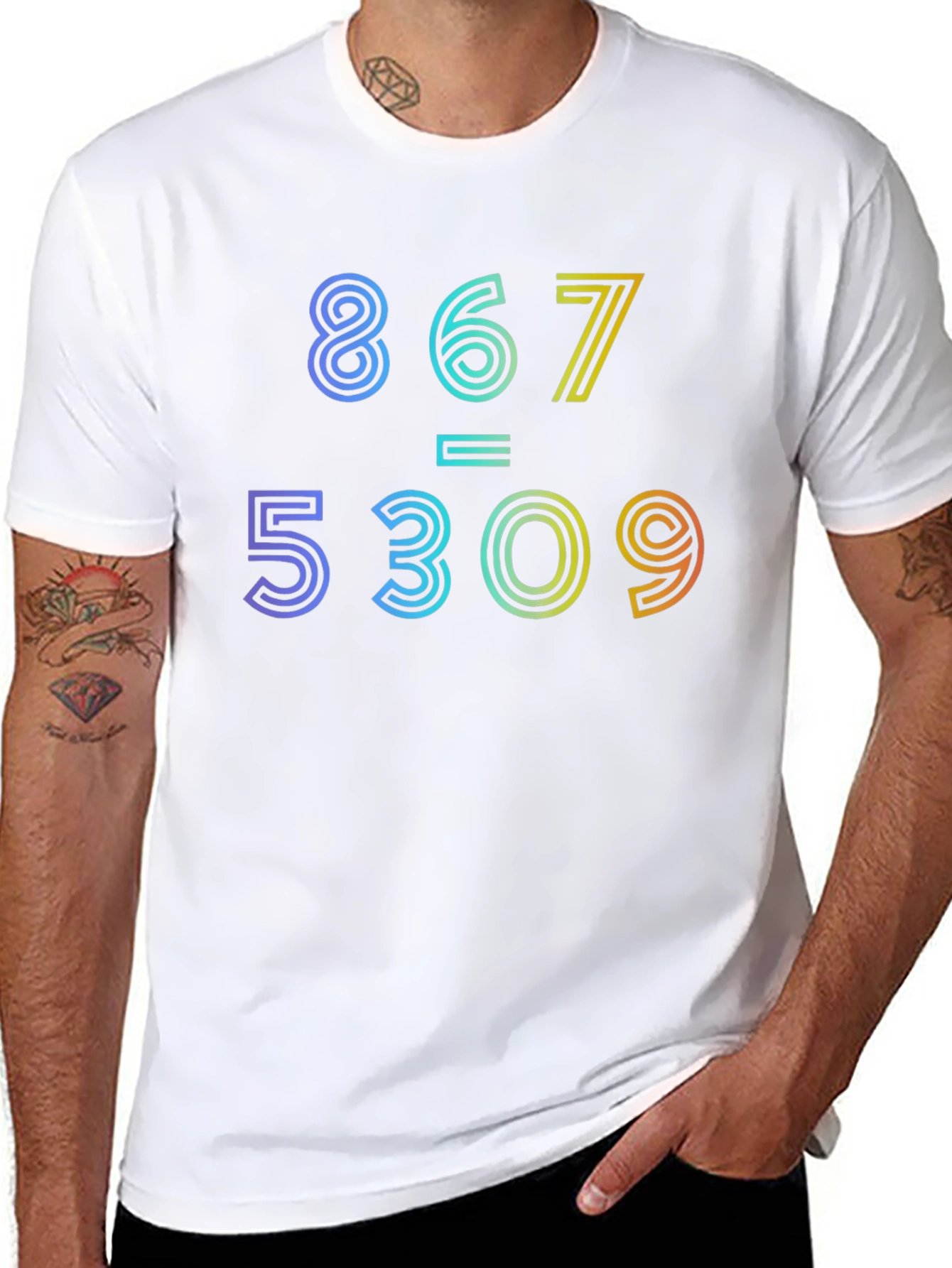 867-5309 Jenny Inspired Graphic T-Shirt