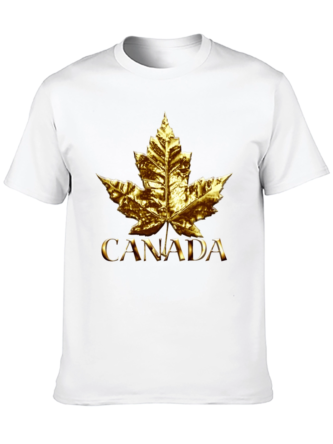 Golden Canada Maple Leaf T-Shirt - Unisex