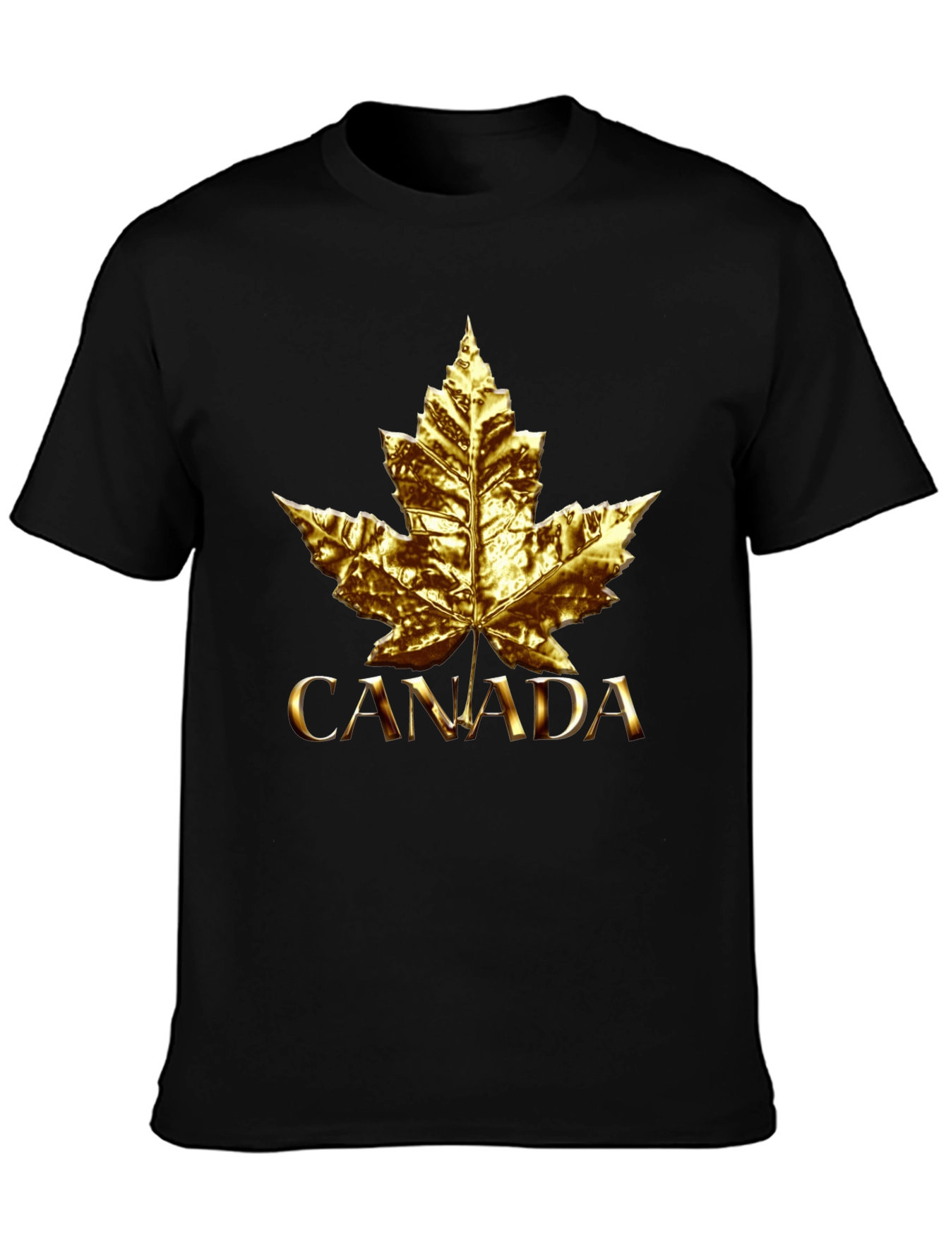 Golden Canada Maple Leaf T-Shirt - Unisex