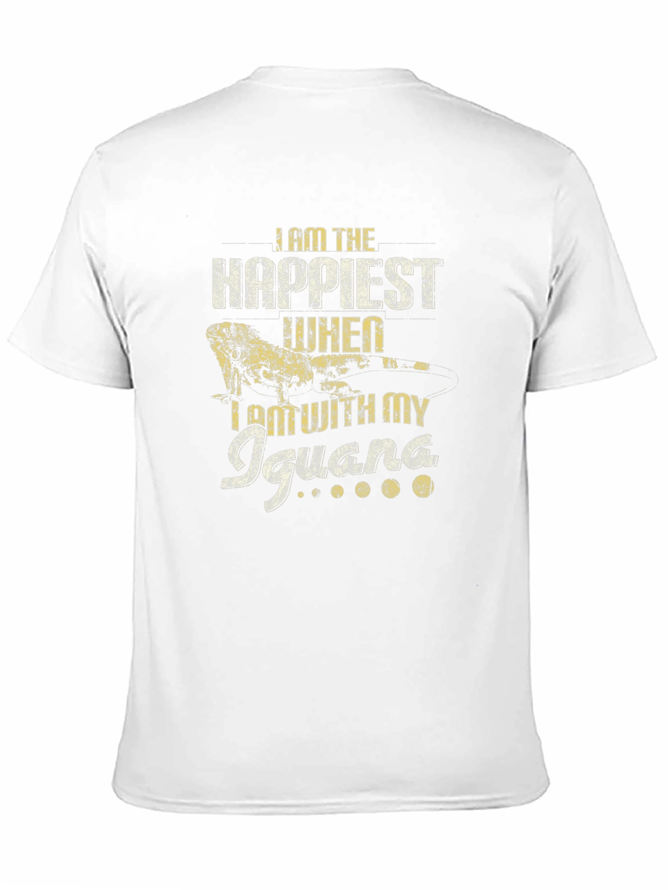 Iguana Lover T-Shirt - Happiest With My Iguana