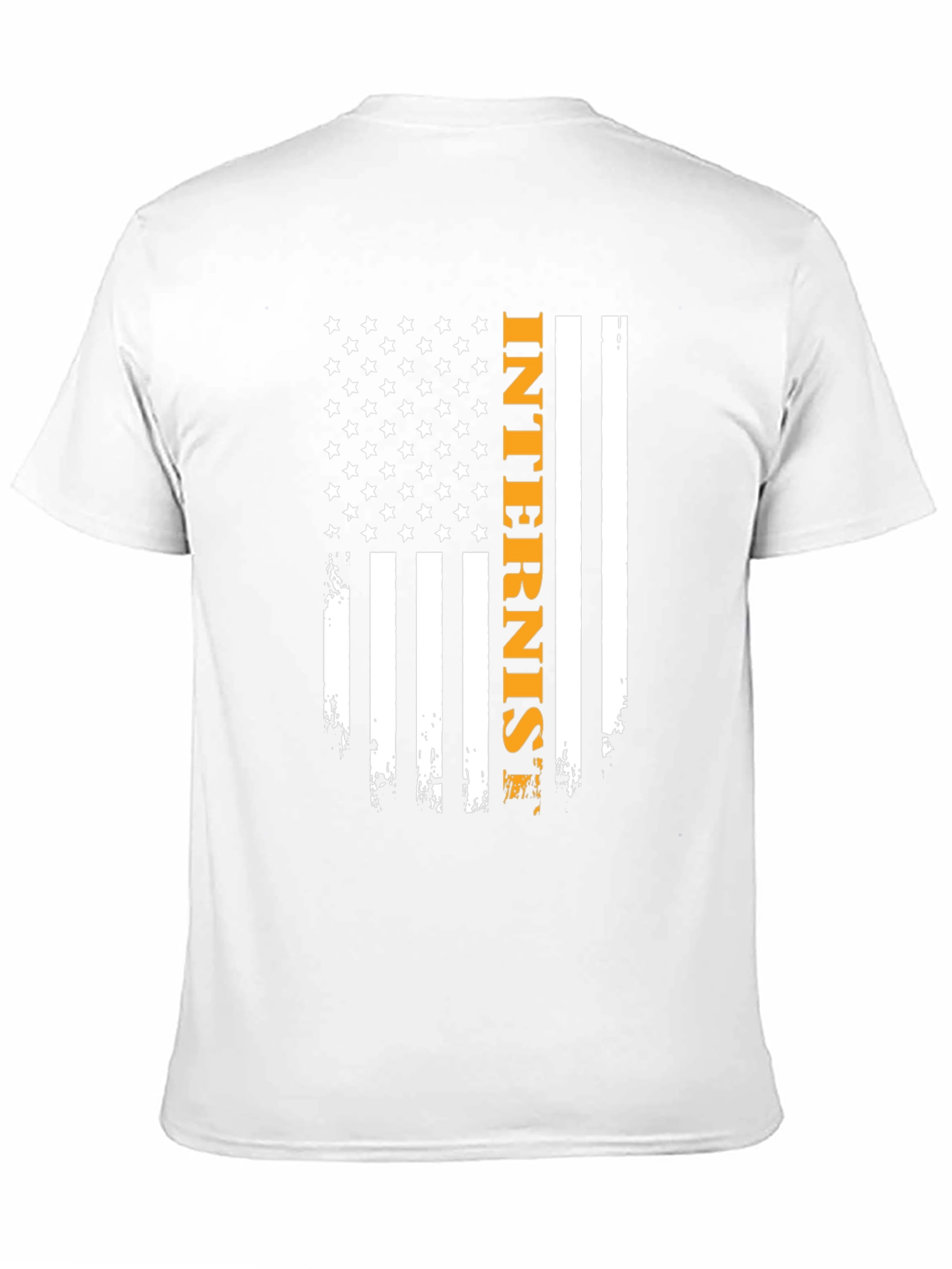 Internist Flag Graphic Tee - Black Casual T-Shirt