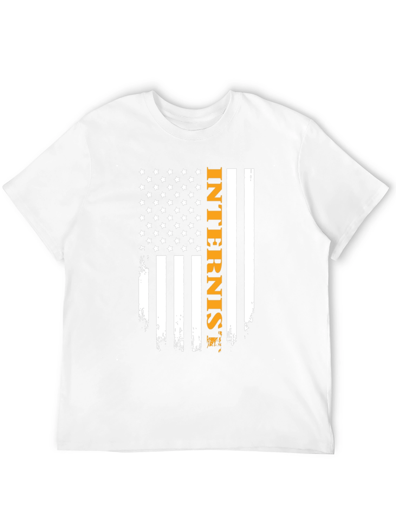 Internist Flag Graphic Tee - Black Casual T-Shirt