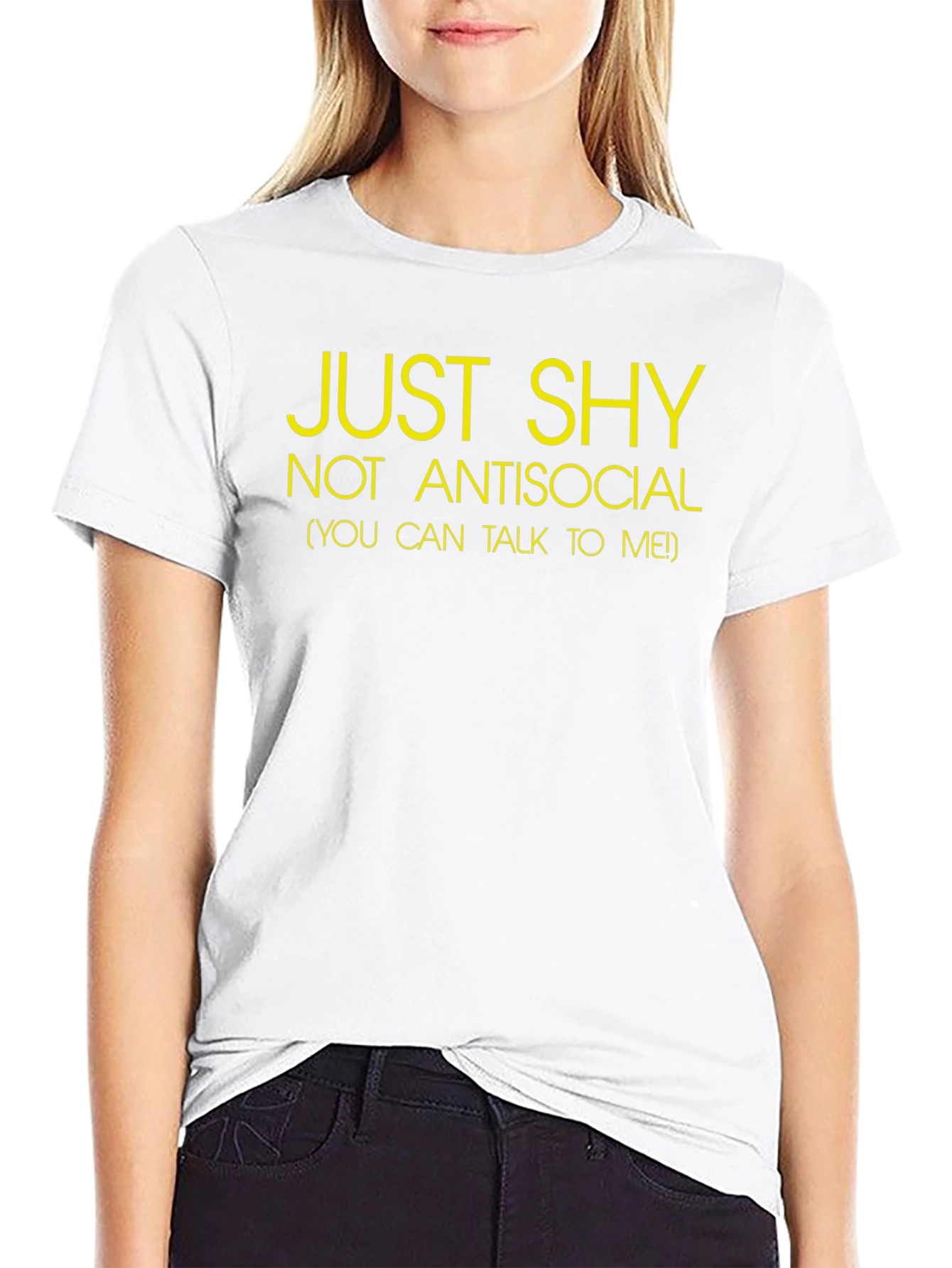Just Shy Tee - Introvert Friendly Shirt