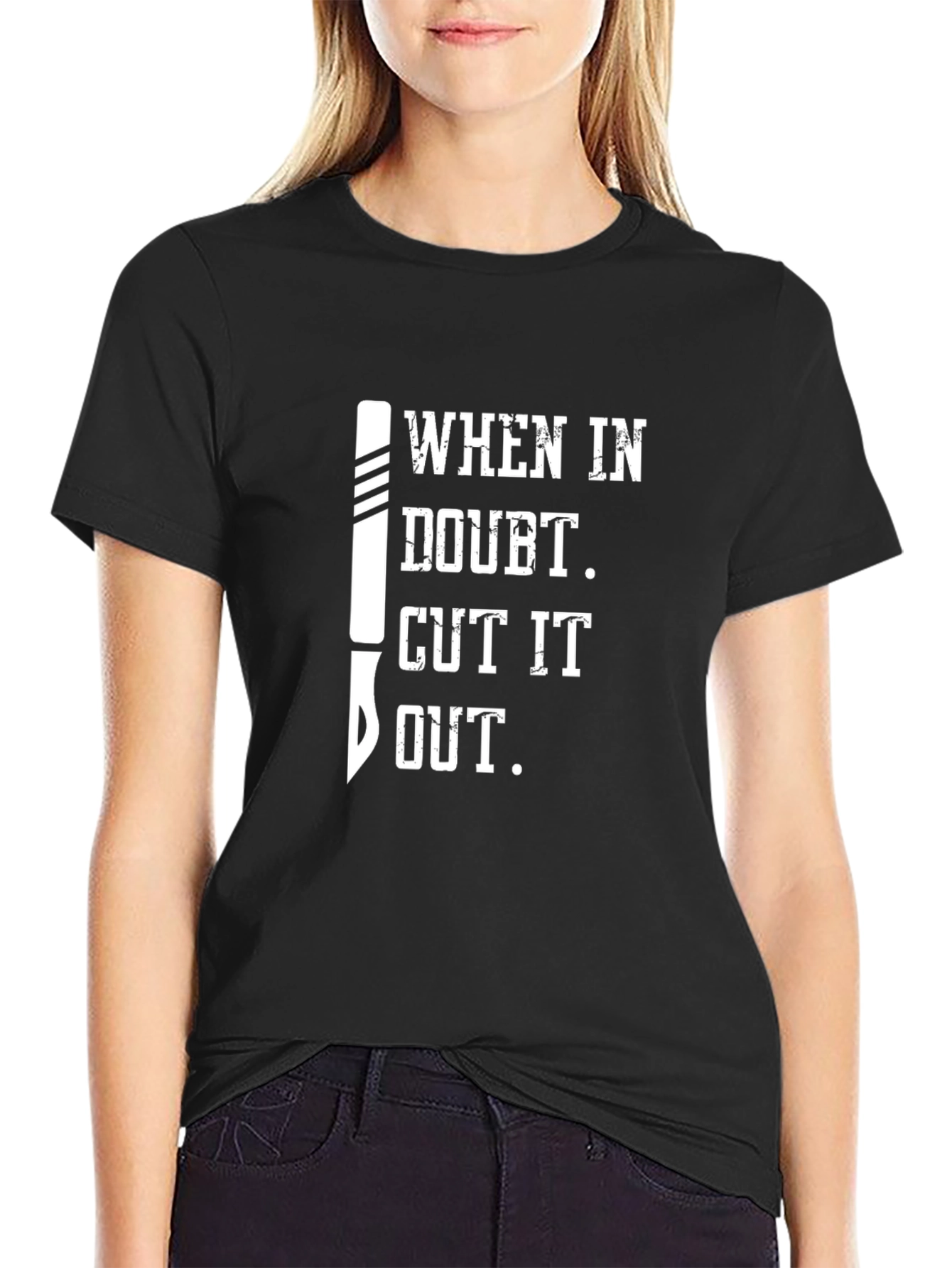 Cut It Out Graphic T-Shirt