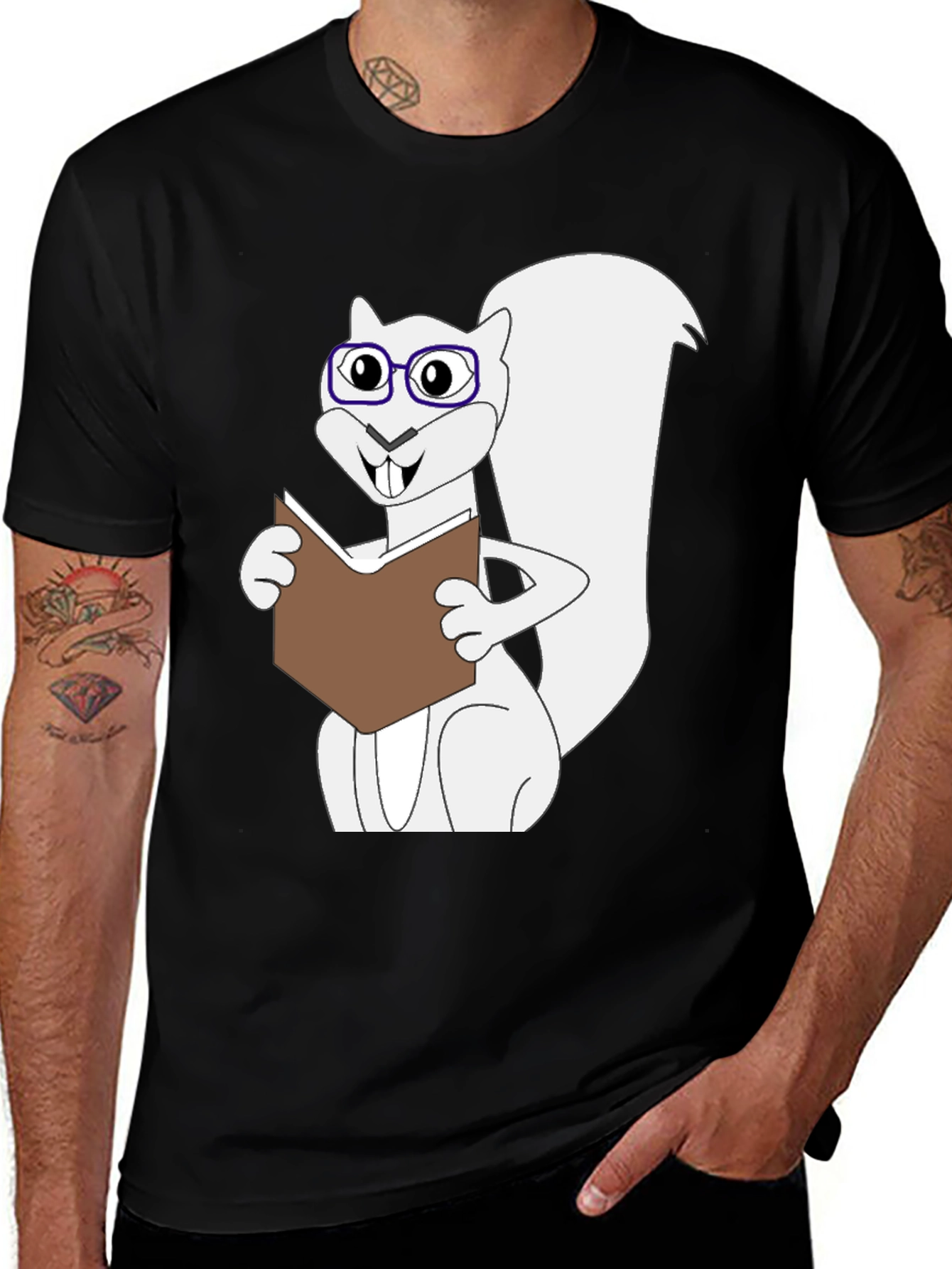 Bookworm Squirrel T-Shirt