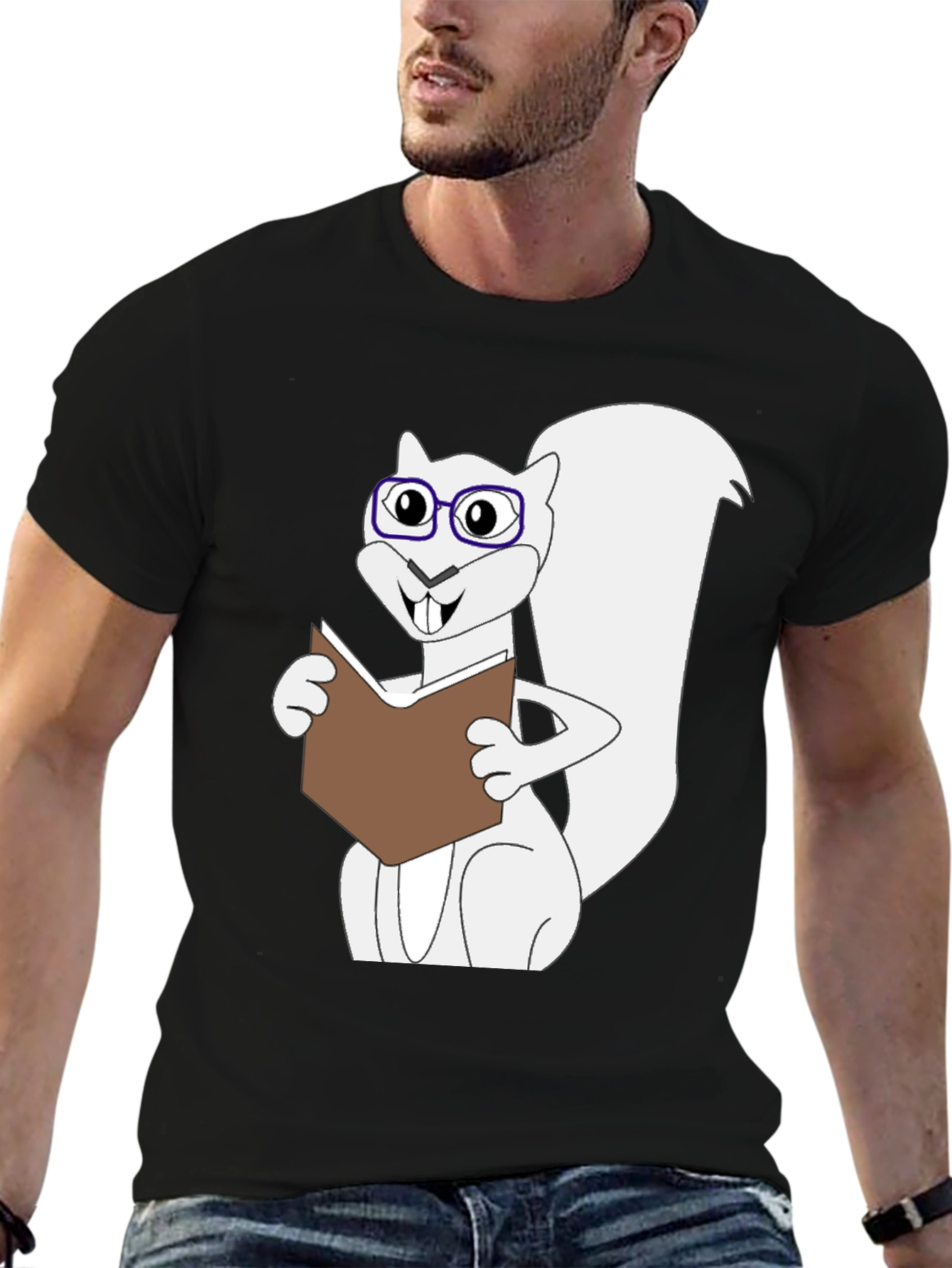 Bookworm Squirrel T-Shirt