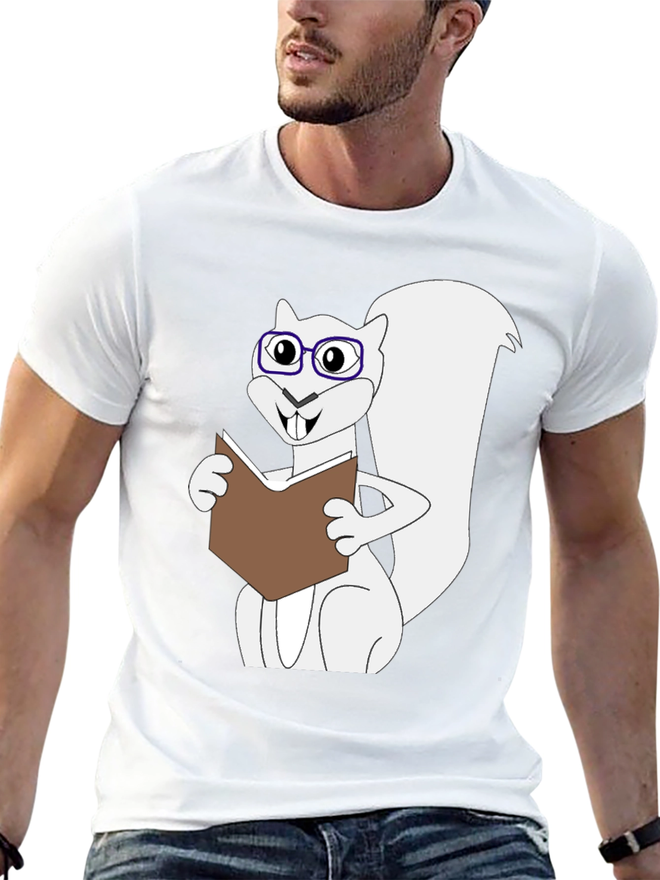 Bookworm Squirrel T-Shirt