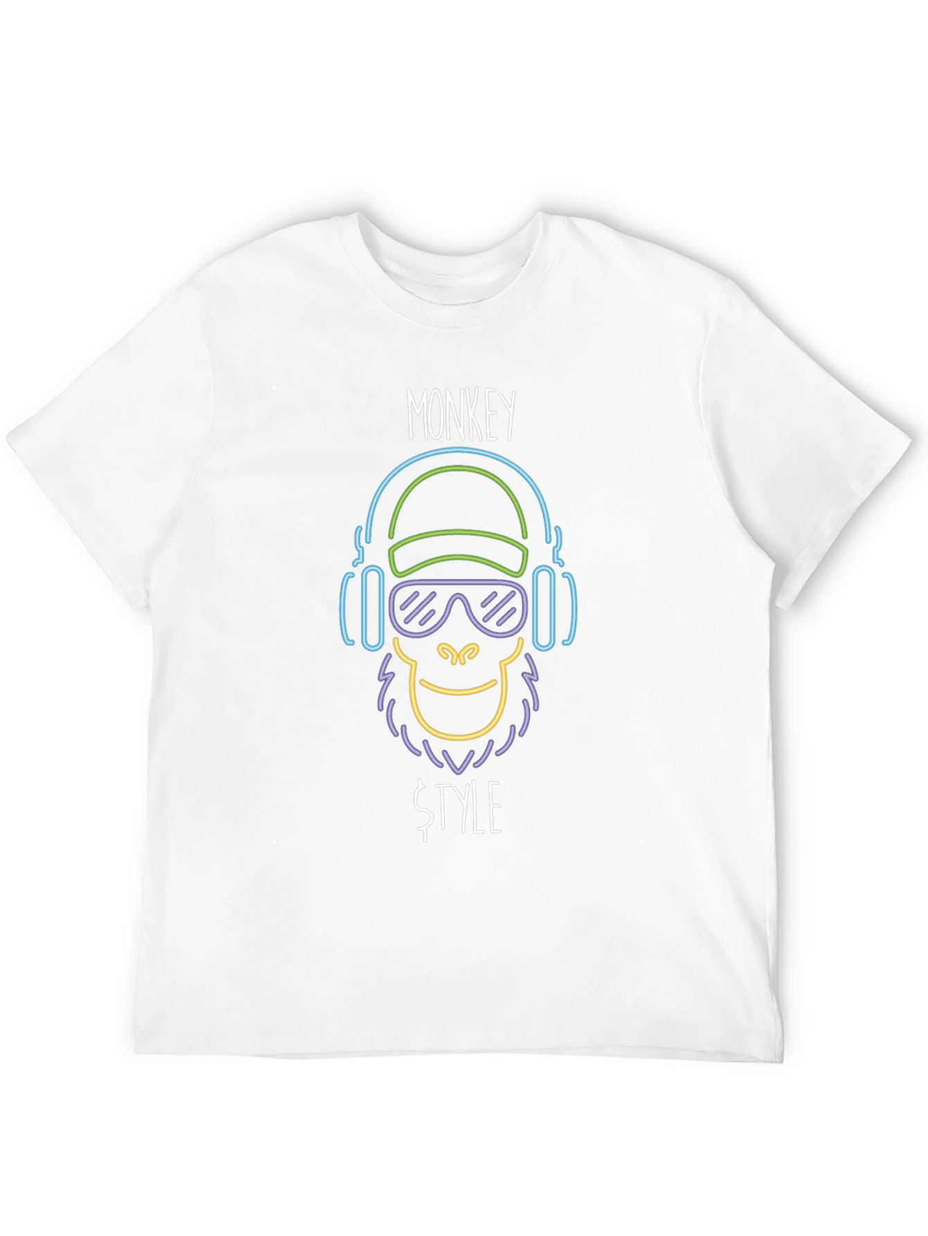 Monkey Style Graphic Tee - Cool Funky Design