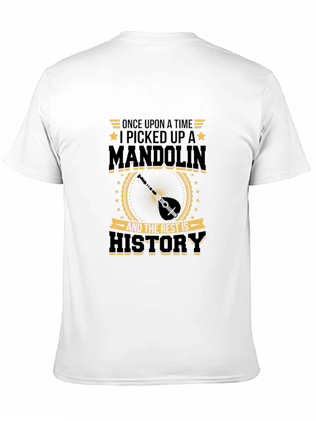 Mandolin Player T-Shirt - Once Upon A Time