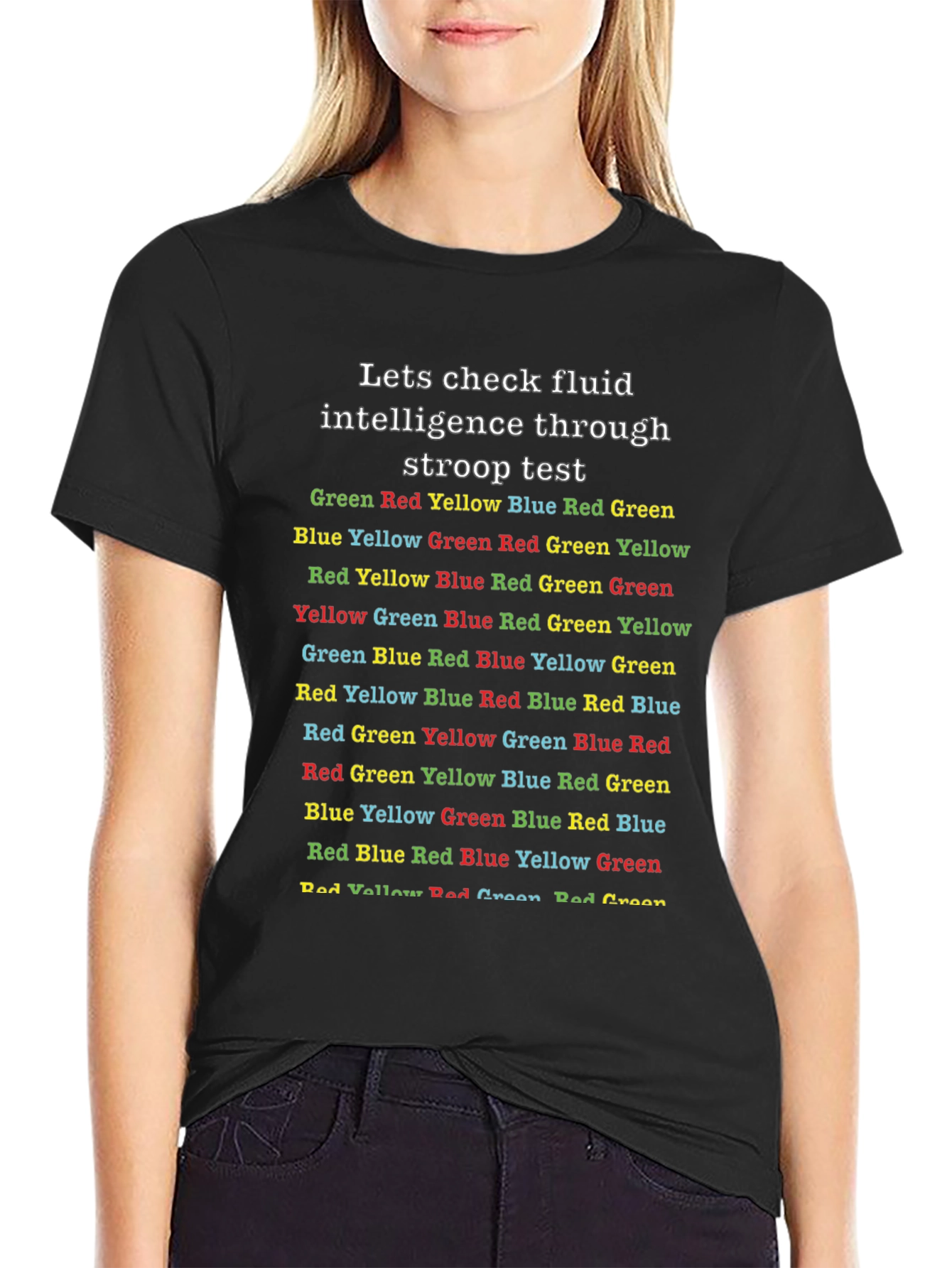 Stroop Test Fluid Intelligence T-Shirt