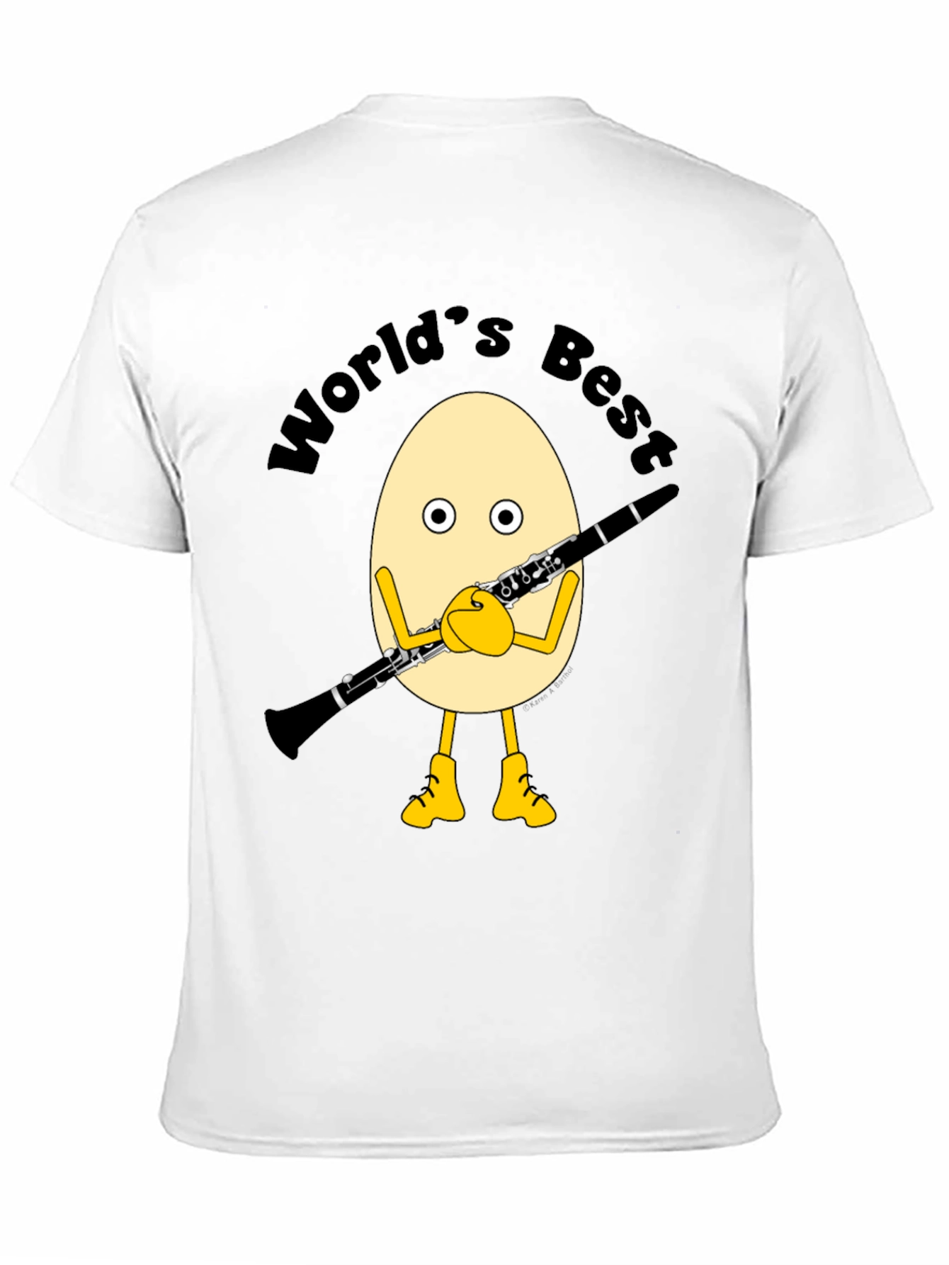 Worlds Best Clarinetist Egg T-Shirt