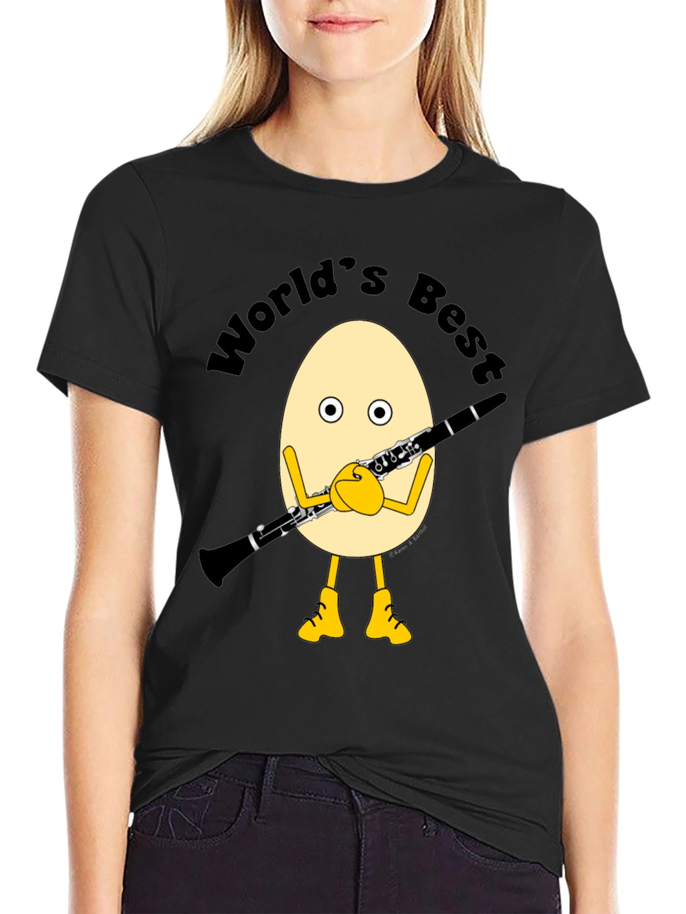 Worlds Best Clarinetist Egg T-Shirt