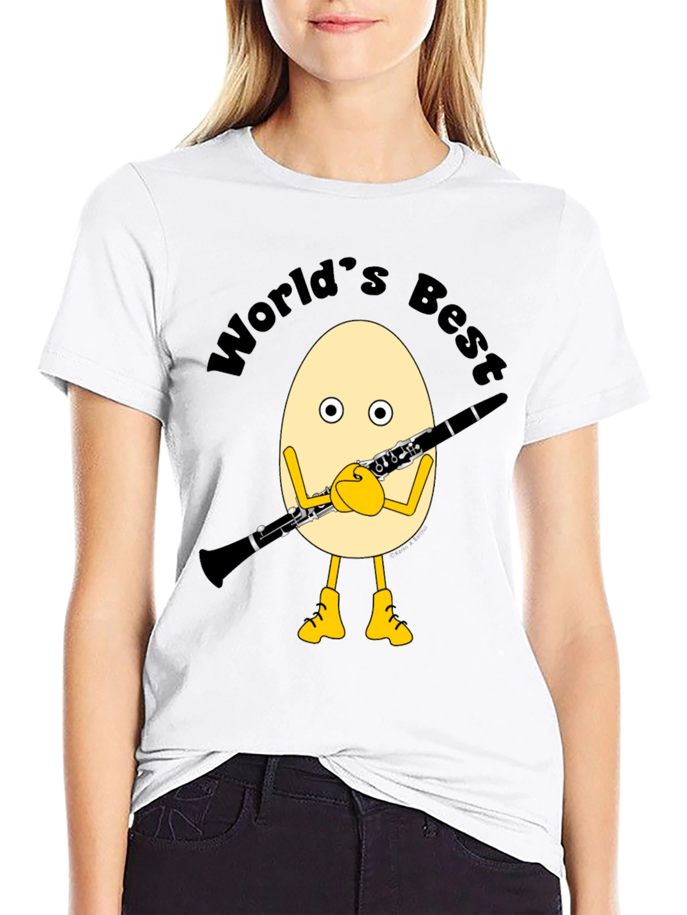 Worlds Best Clarinetist Egg T-Shirt