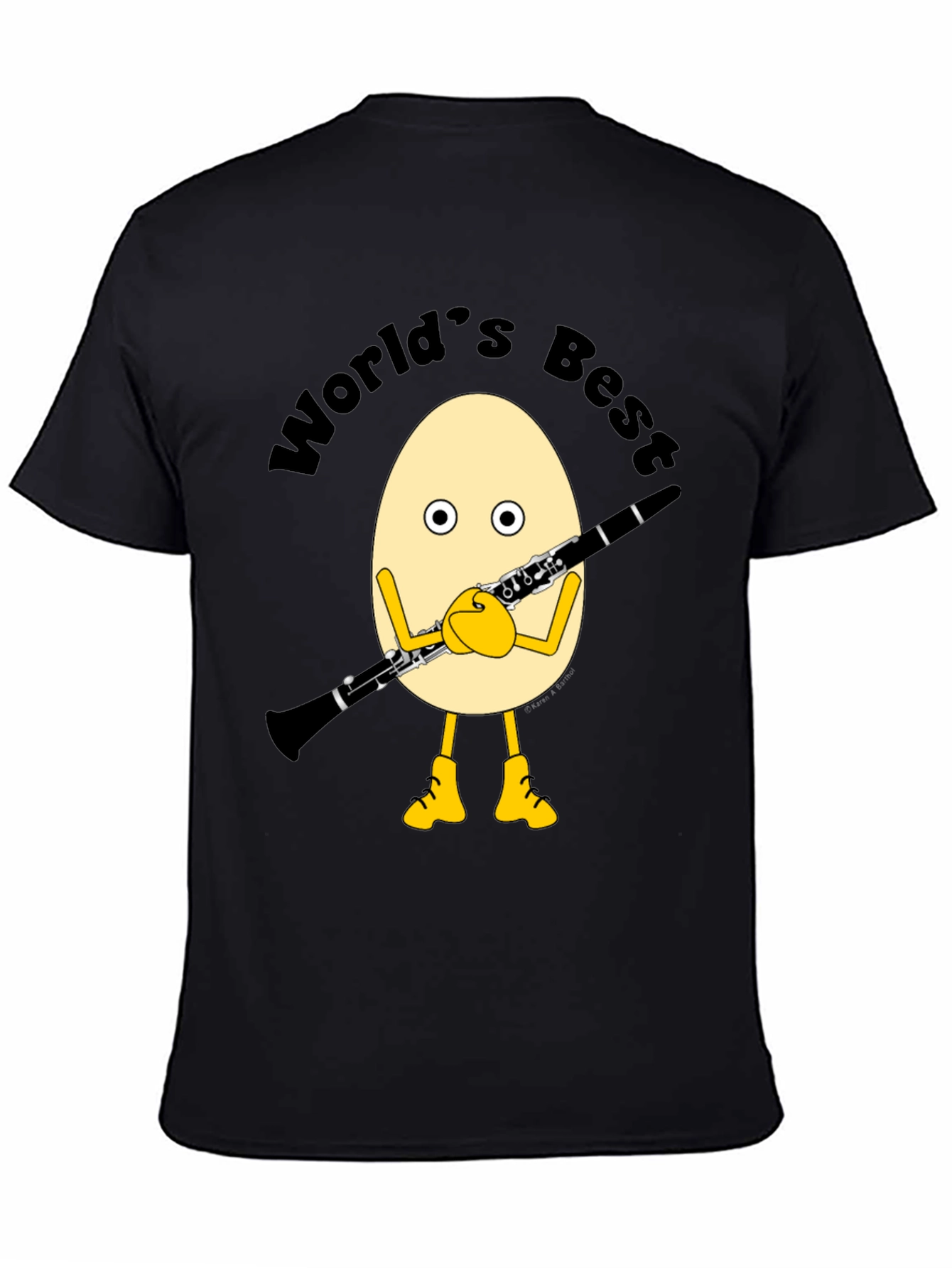 Worlds Best Clarinetist Egg T-Shirt