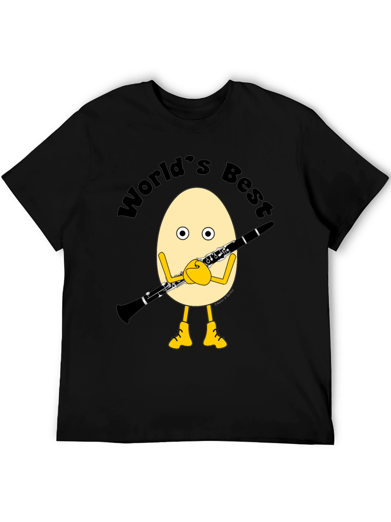 Worlds Best Clarinetist Egg T-Shirt
