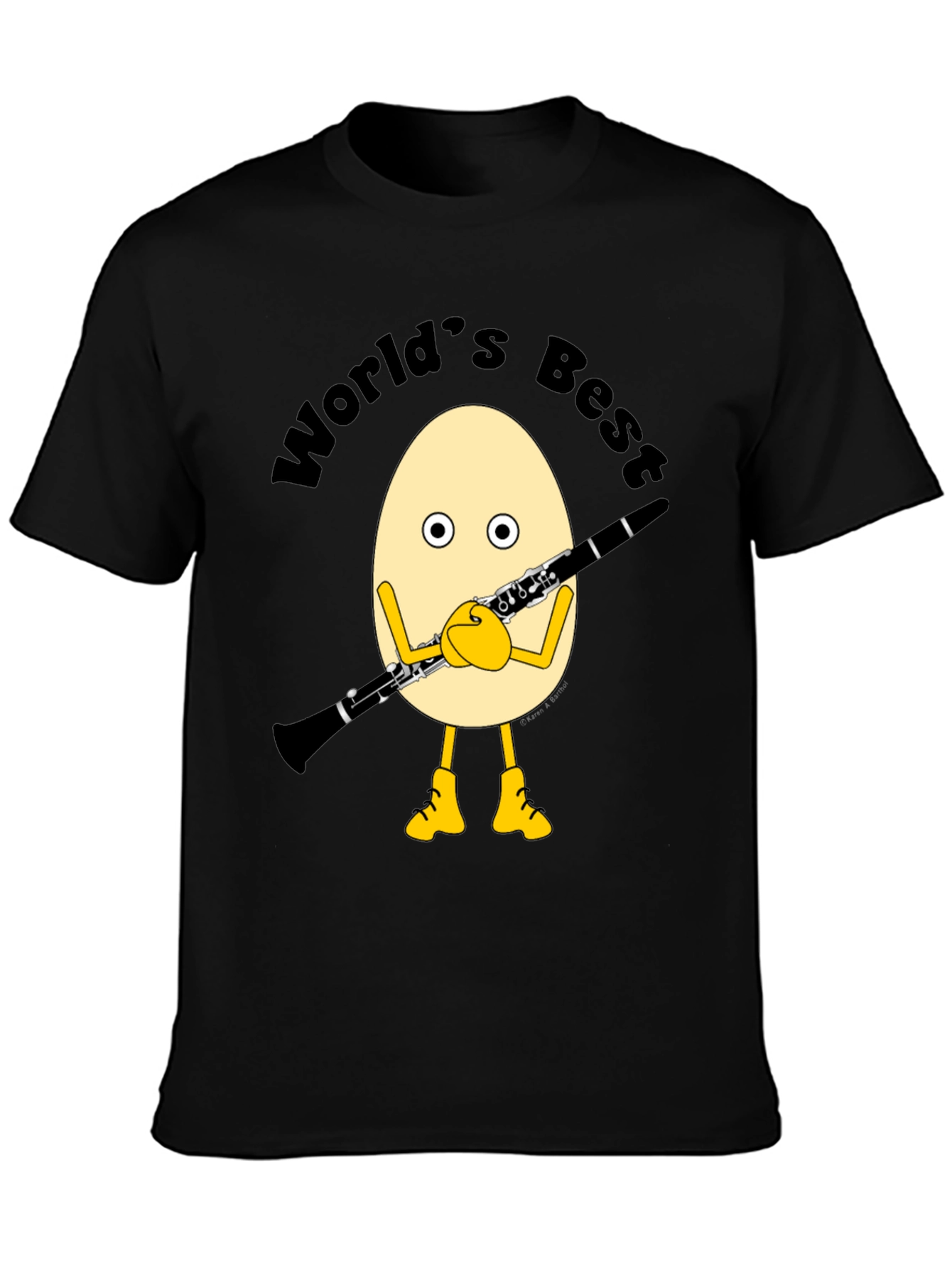 Worlds Best Clarinetist Egg T-Shirt