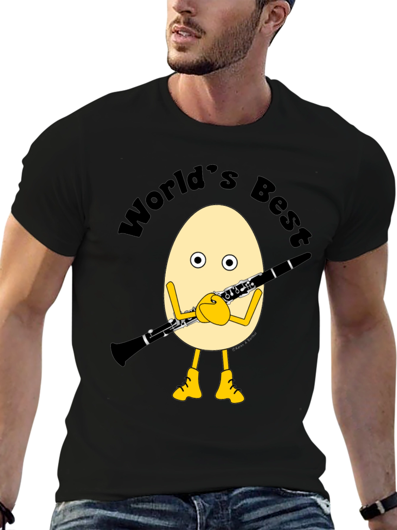 Worlds Best Clarinetist Egg T-Shirt