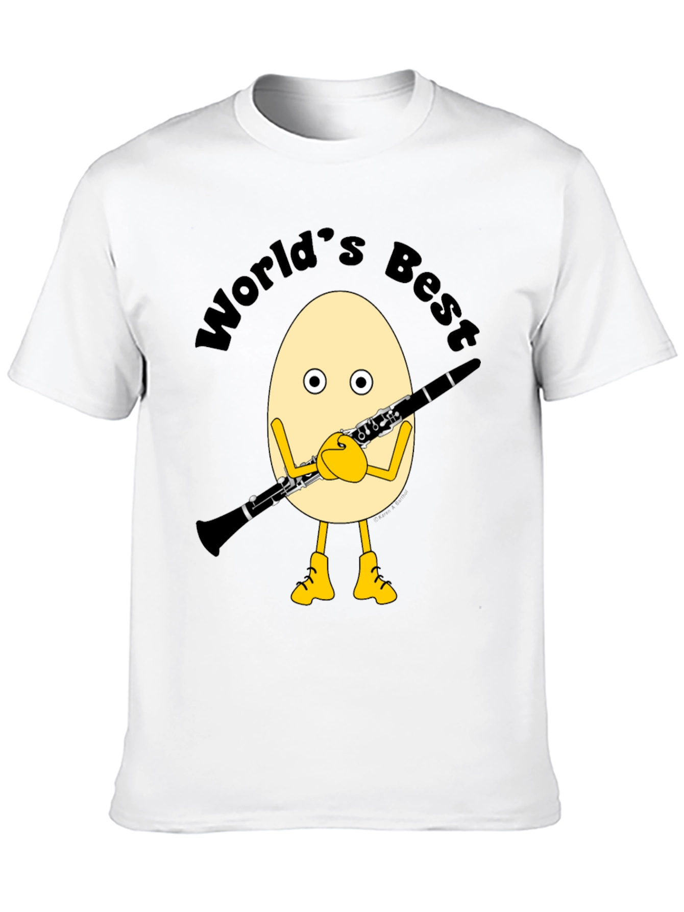 Worlds Best Clarinetist Egg T-Shirt