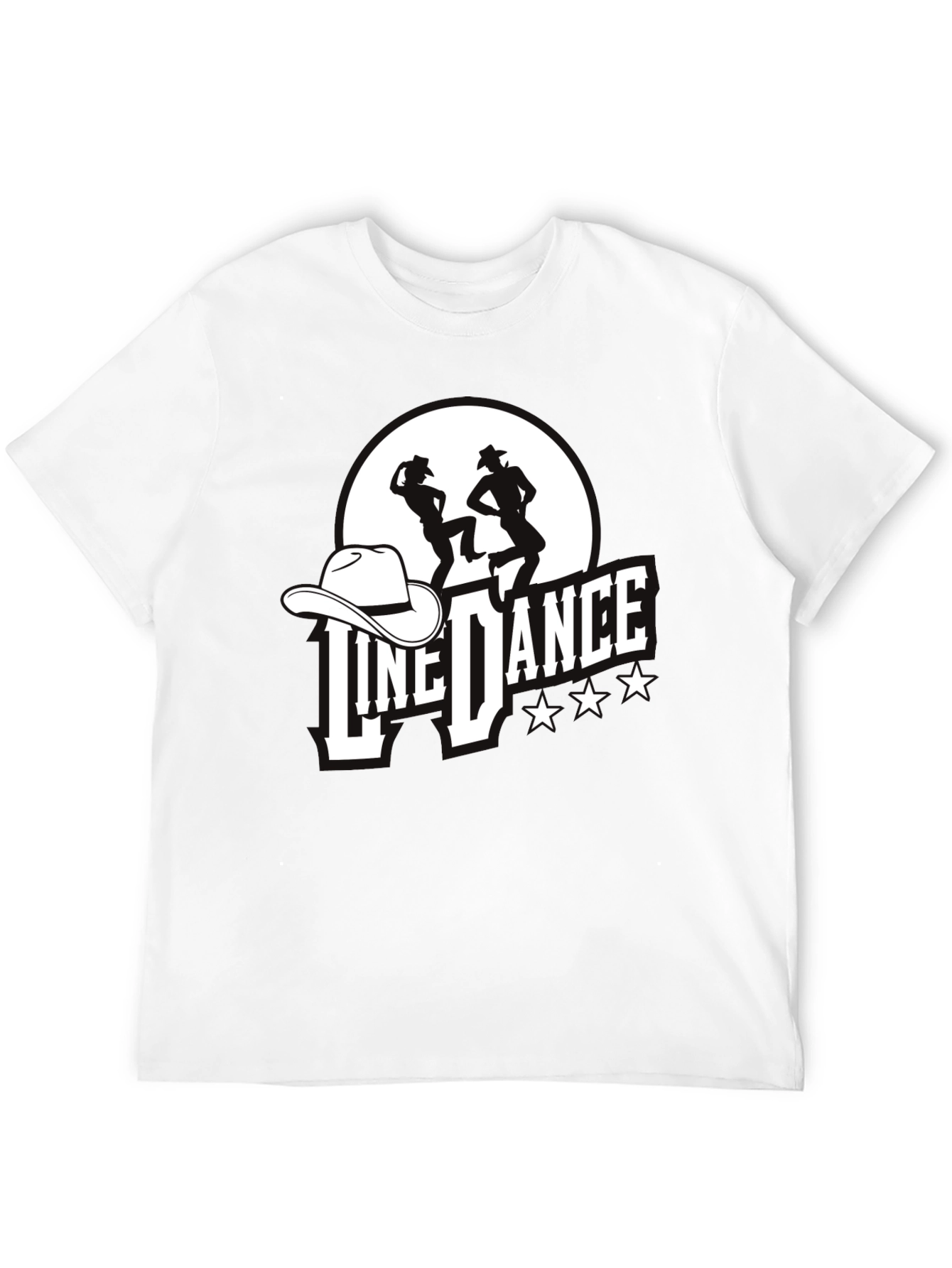 Line Dance Graphic Tee - Western Style