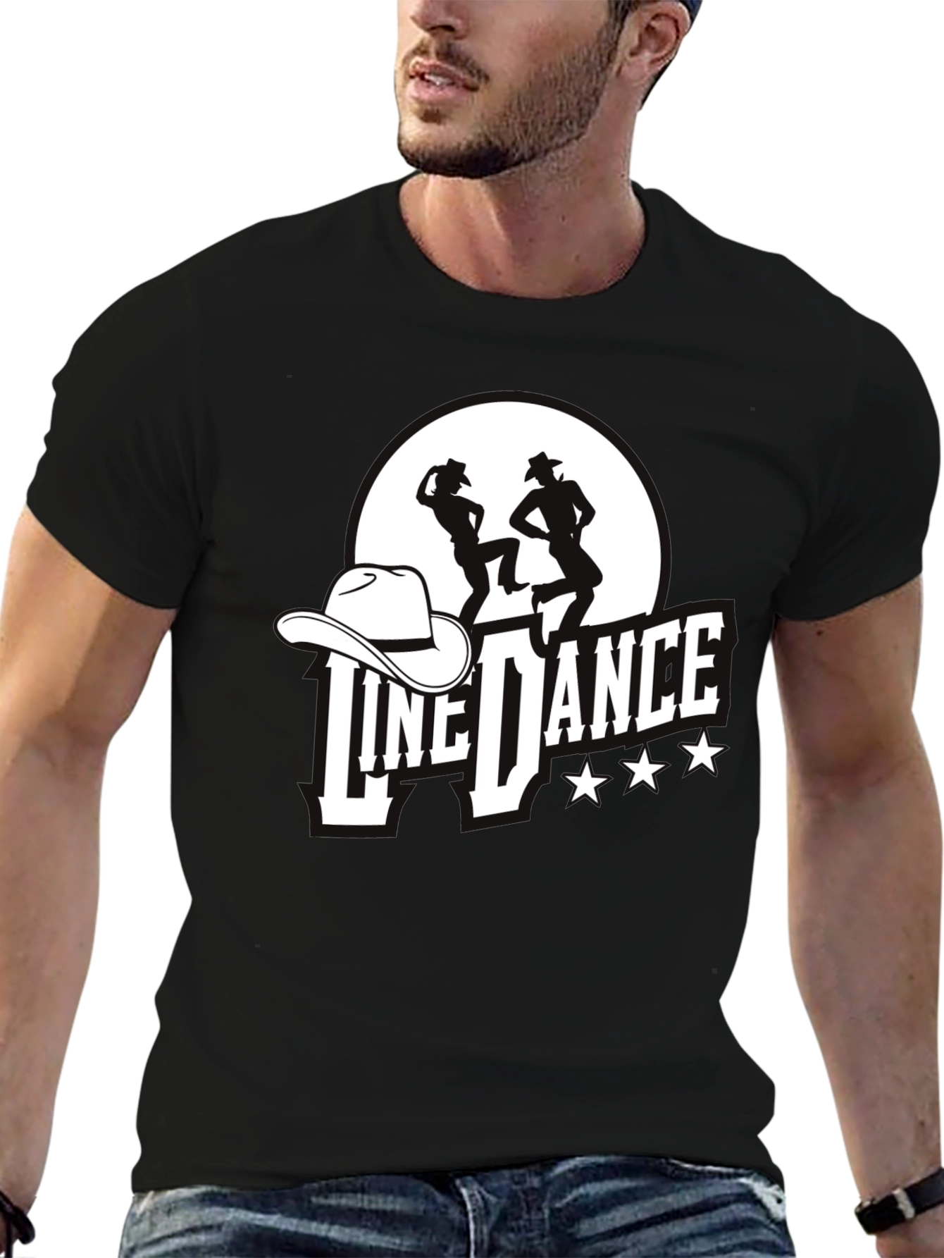 Line Dance Graphic Tee - Western Style