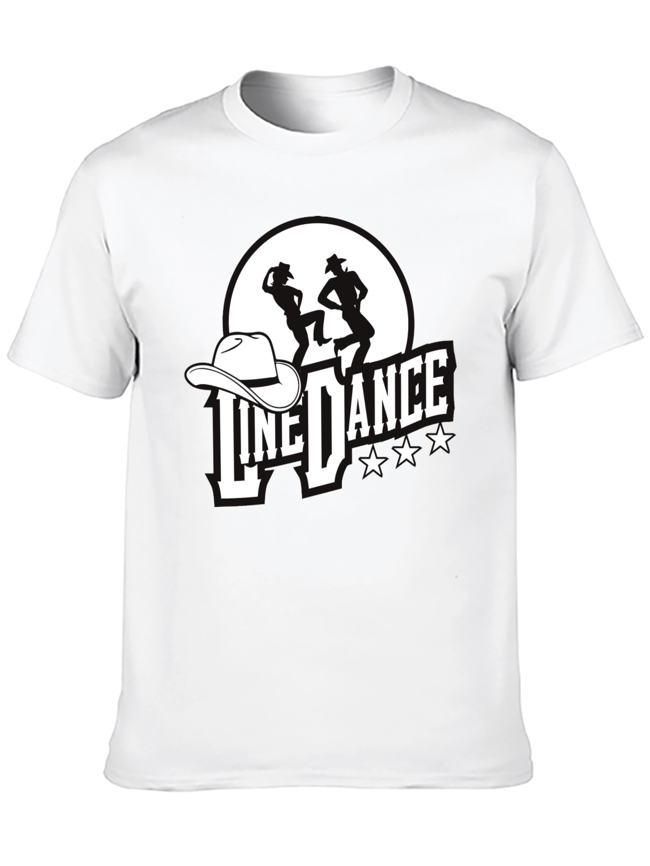 Line Dance Graphic Tee - Western Style
