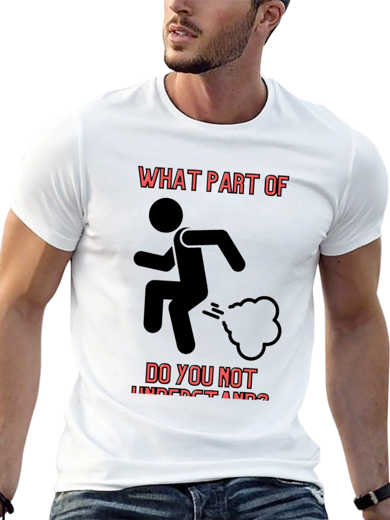 Funny Farting Humor Graphic T-Shirt