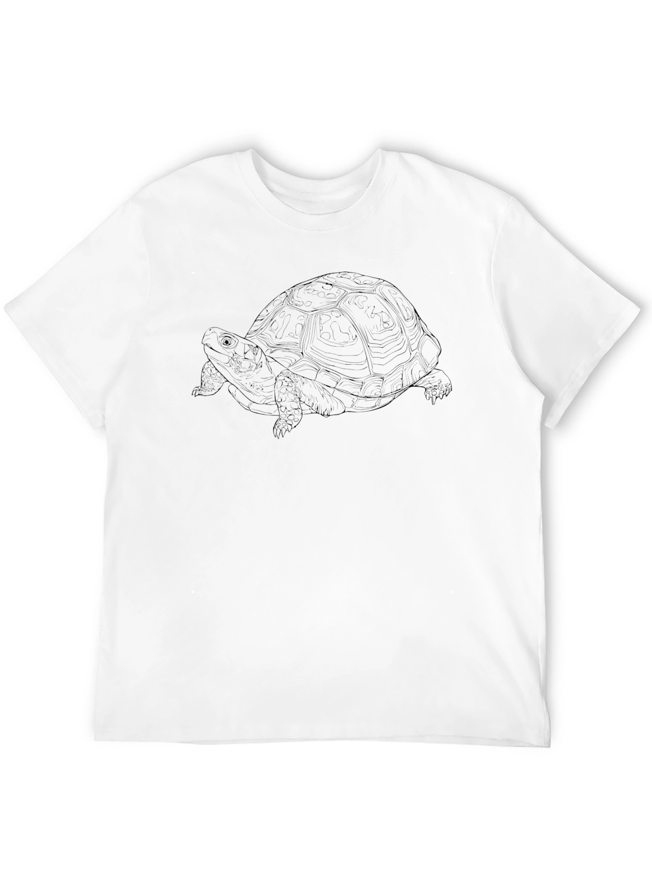 Turtle Outline Graphic T-Shirt