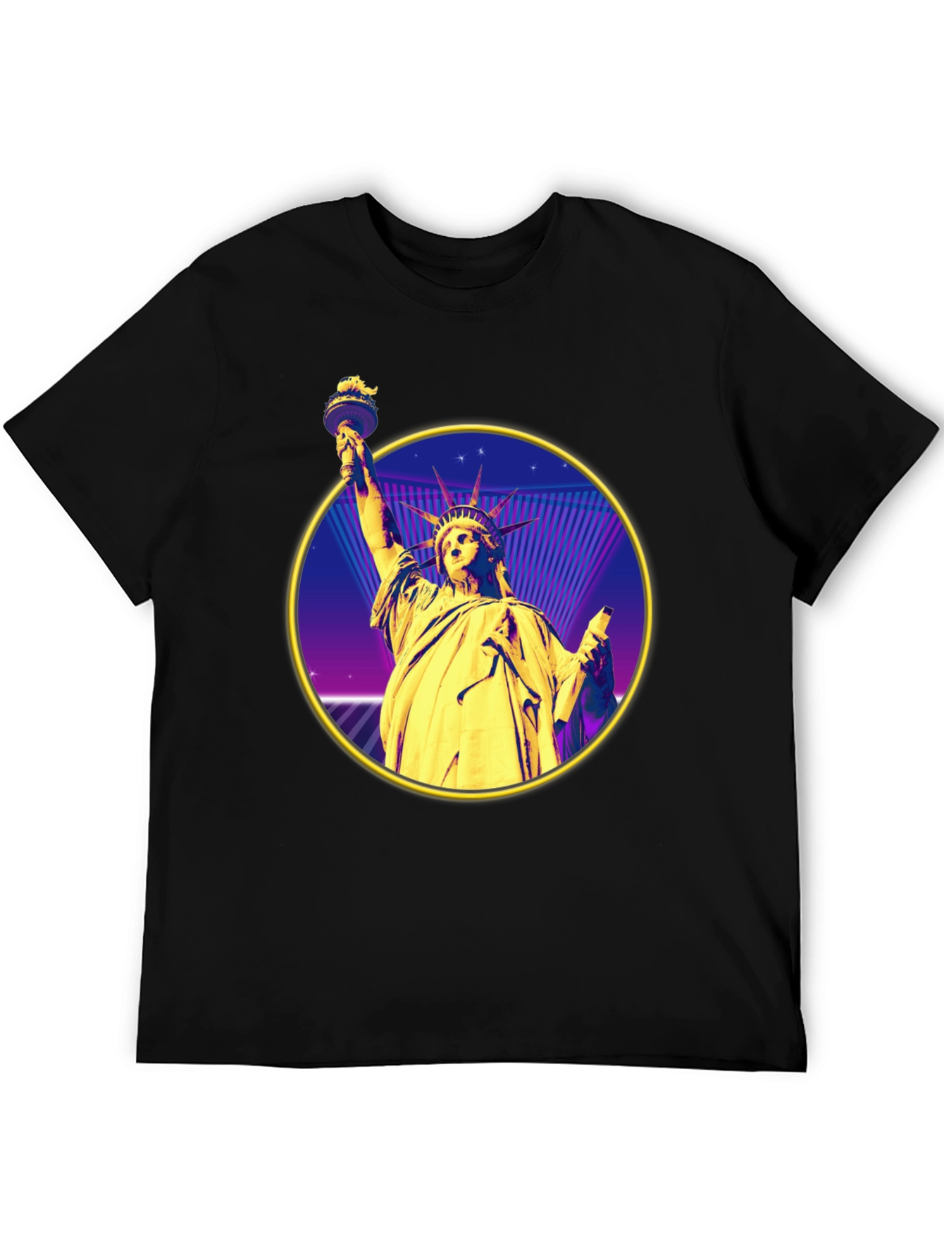 Statue of Liberty Retro Graphic Tee