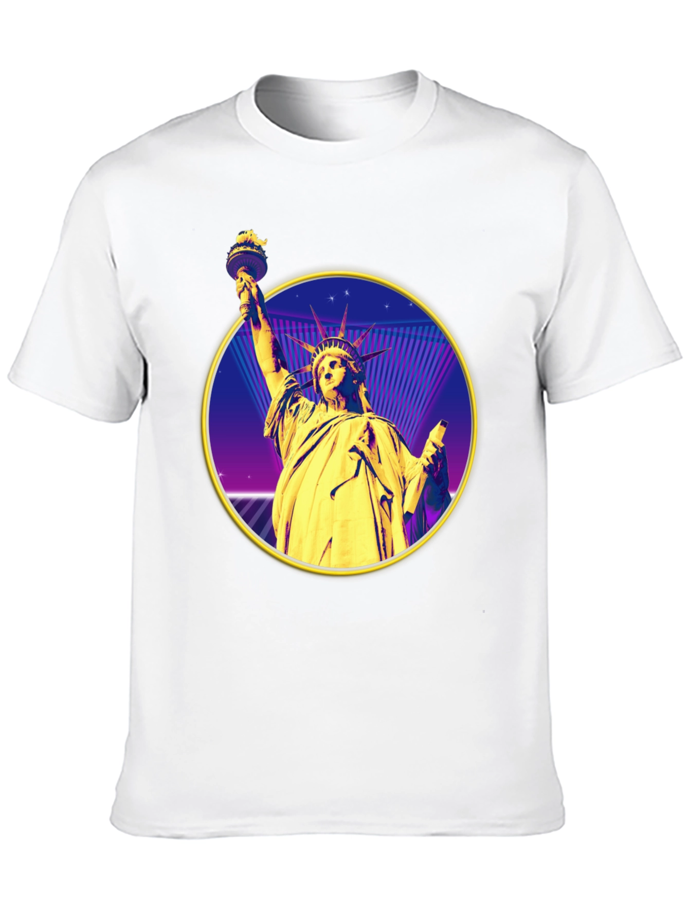Statue of Liberty Retro Graphic Tee