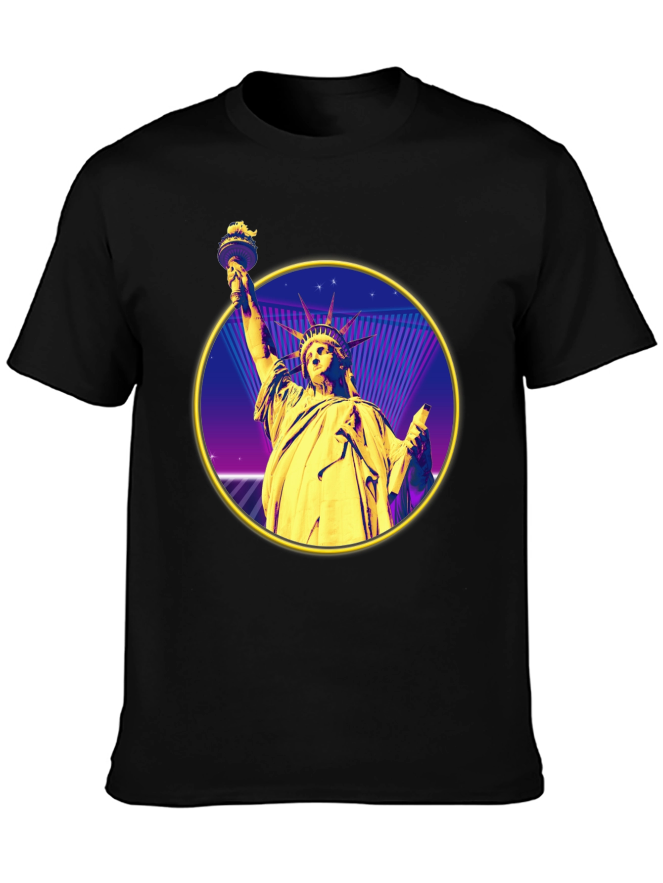 Statue of Liberty Retro Graphic Tee