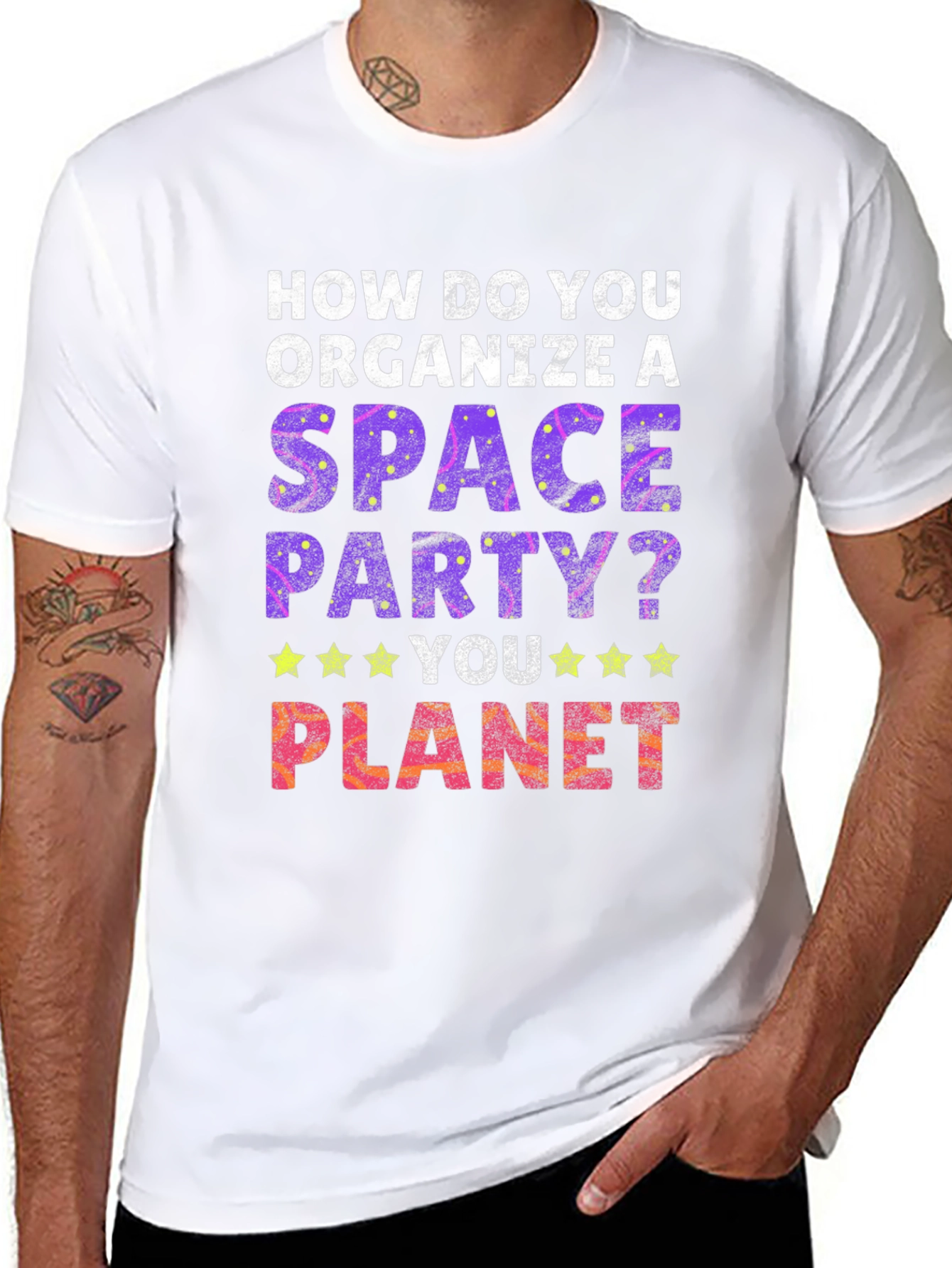 Space Party T-Shirt - You Planet!