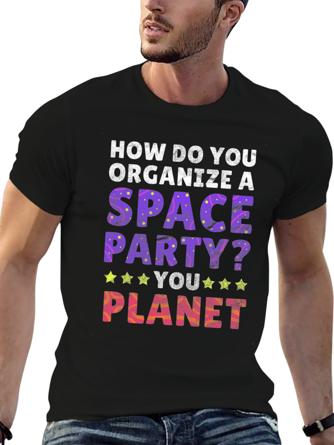Space Party T-Shirt - You Planet!