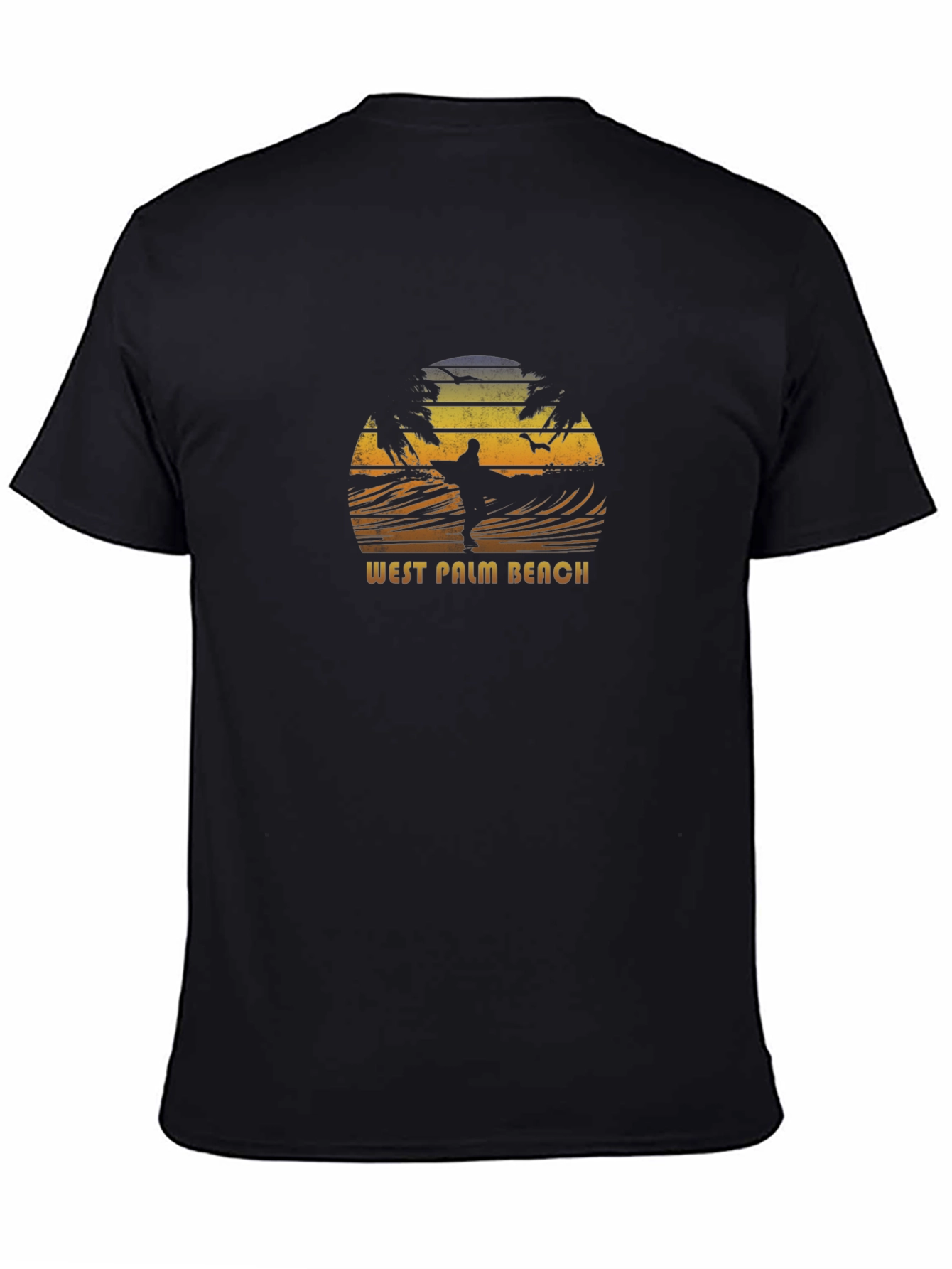 West Palm Beach Surfer Graphic T-Shirt