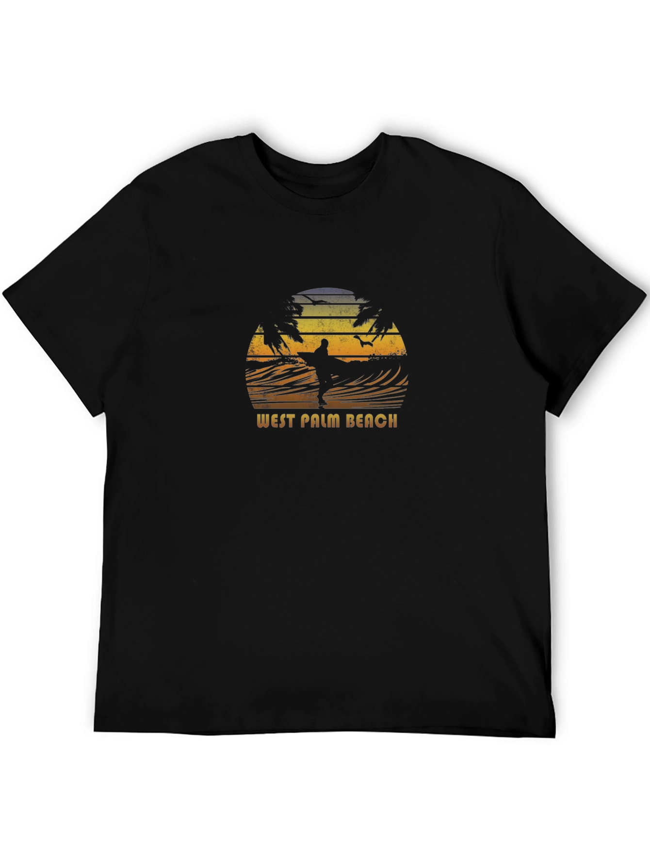 West Palm Beach Surfer Graphic T-Shirt