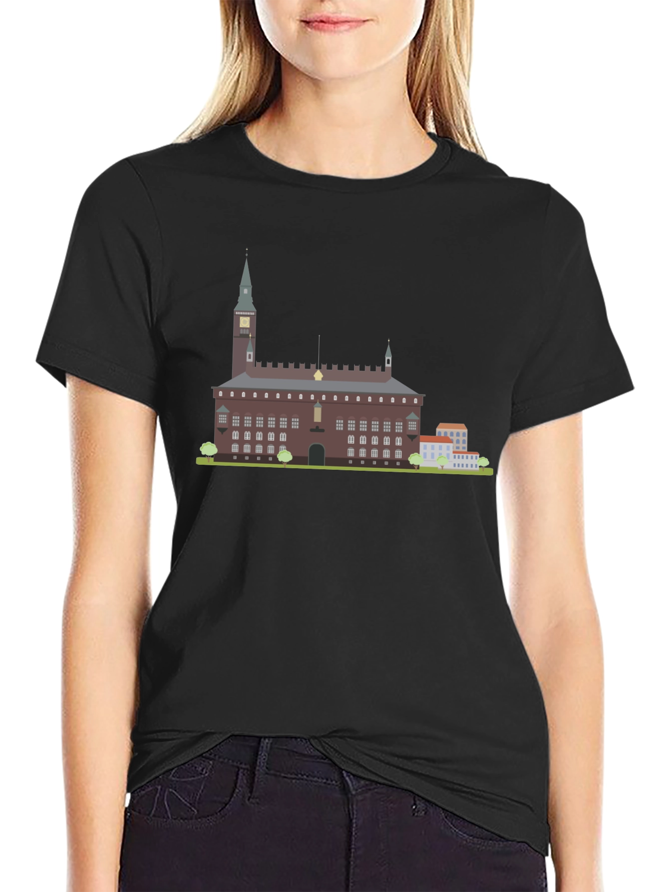 Copenhagen City Hall Graphic T-Shirt
