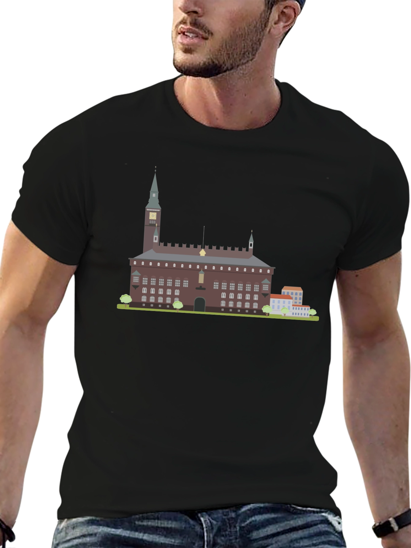 Copenhagen City Hall Graphic T-Shirt