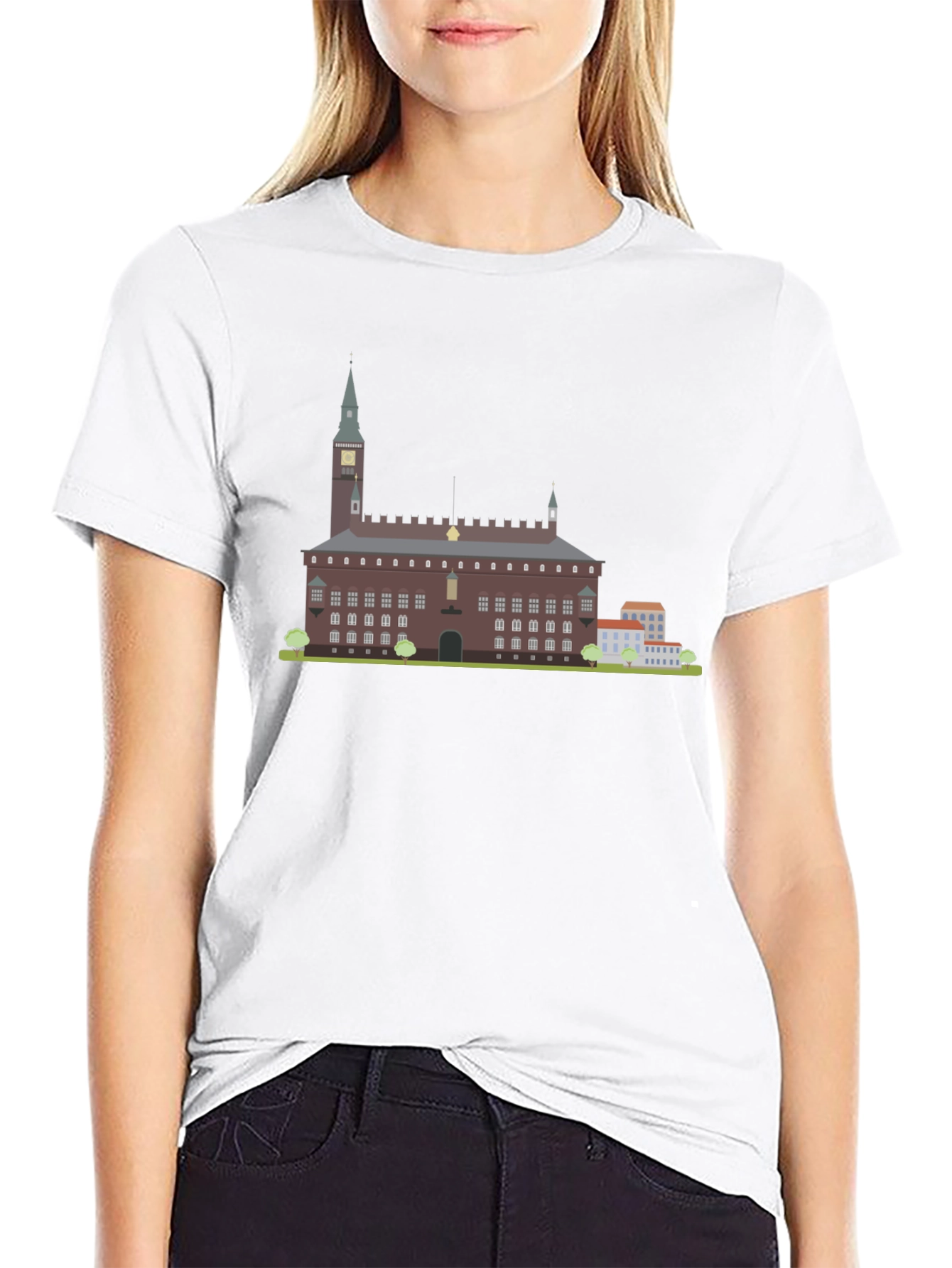 Copenhagen City Hall Graphic T-Shirt