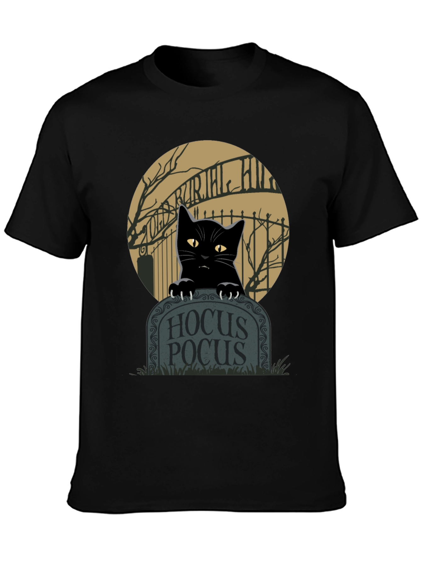 Hocus Pocus Cat T-Shirt - Halloween Apparel