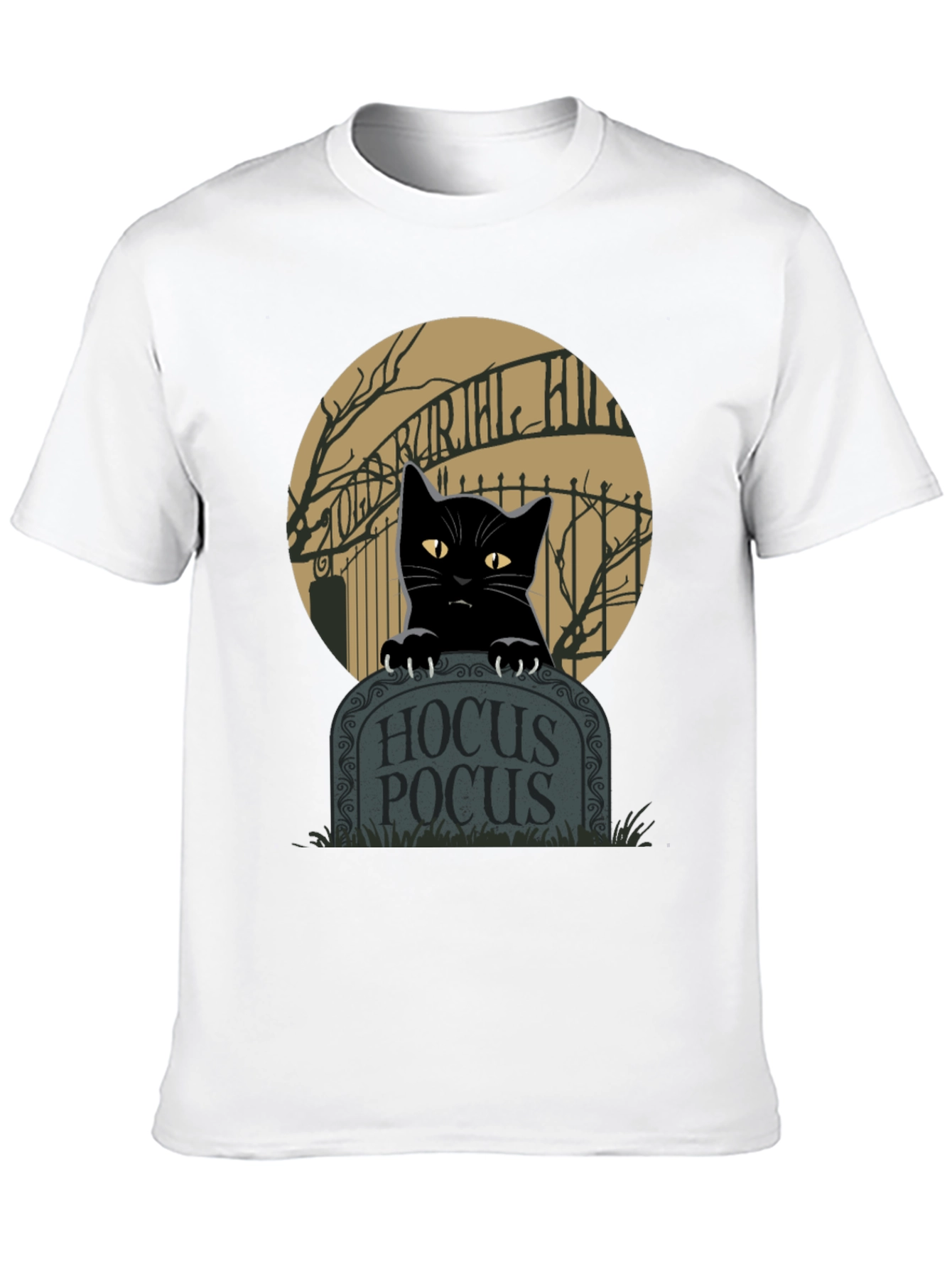 Hocus Pocus Cat T-Shirt - Halloween Apparel